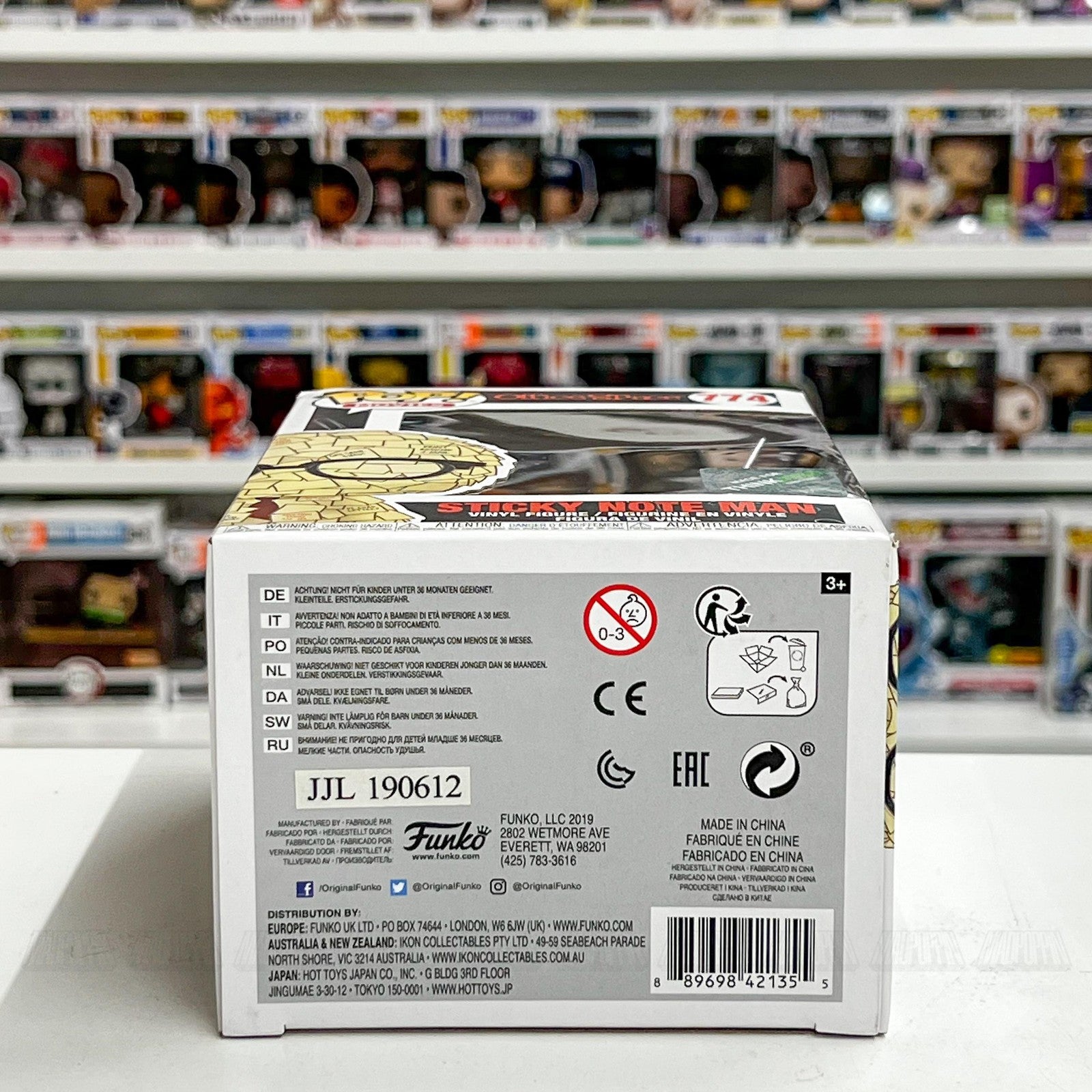 Funko Pop Movies Office Space Sticky Note Man #774 ThinkGeek Exclusive Vinyl