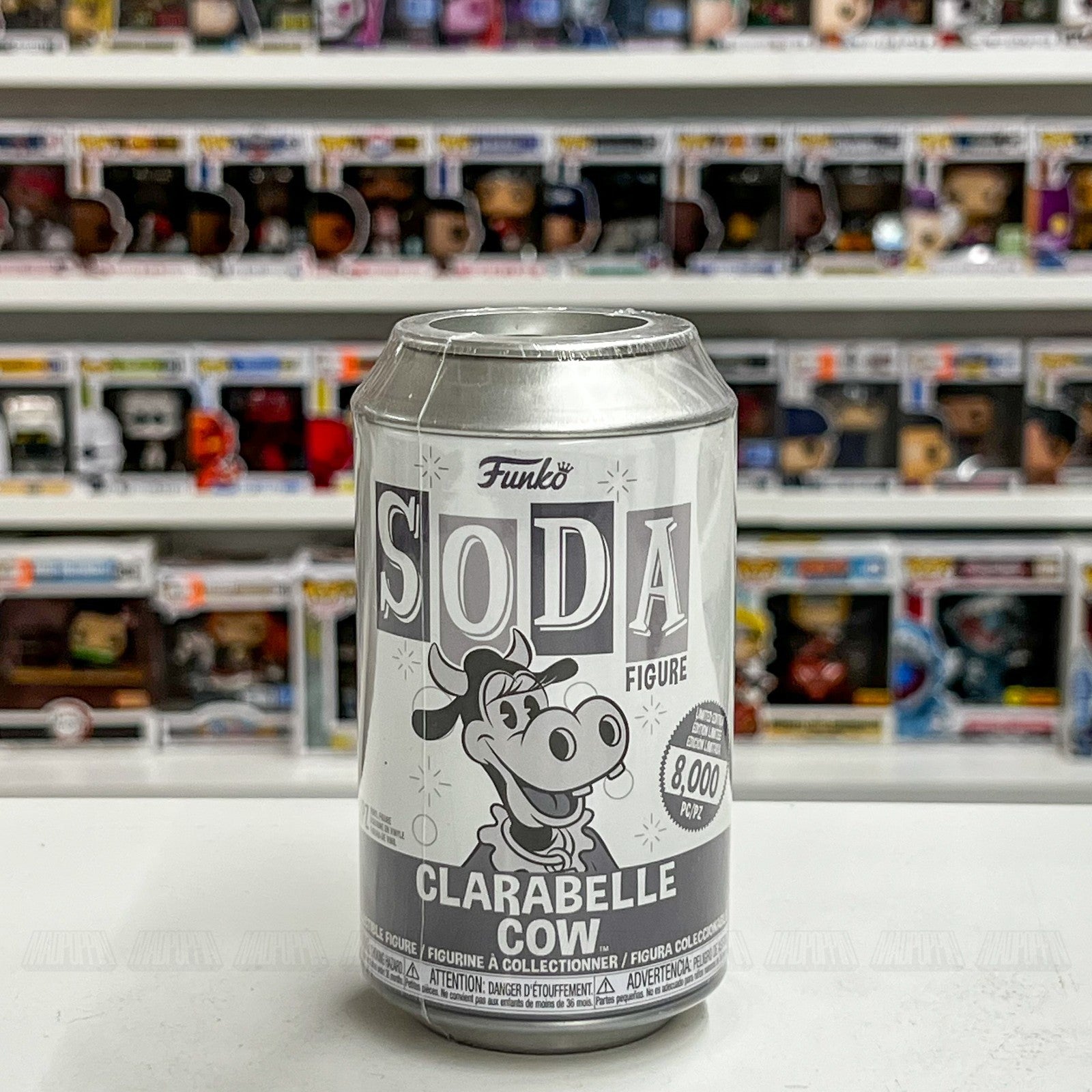 Funko Soda Clarabelle Cow Disney Limited 8000 pcs Sealed Can New Vinyl Figure