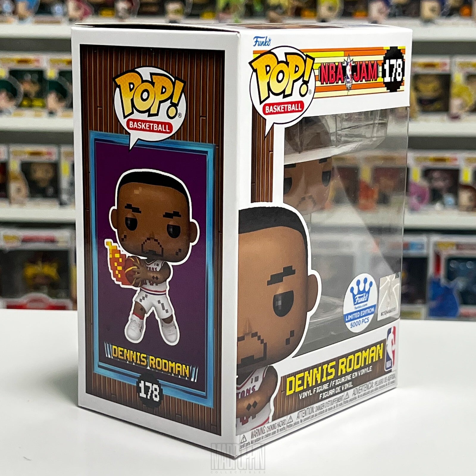 Funko Pop Basketball Detroit Pistons NBA Jam Dennis Rodman 5000pcs Defense 178