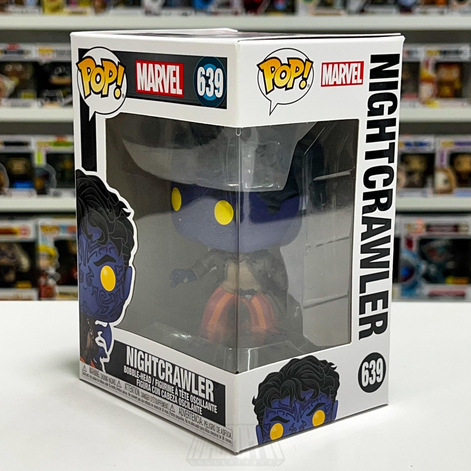 Funko Pop Marvel Nightcrawler 639 Mutant BobbleHead Figure X2 X-Men United Movie