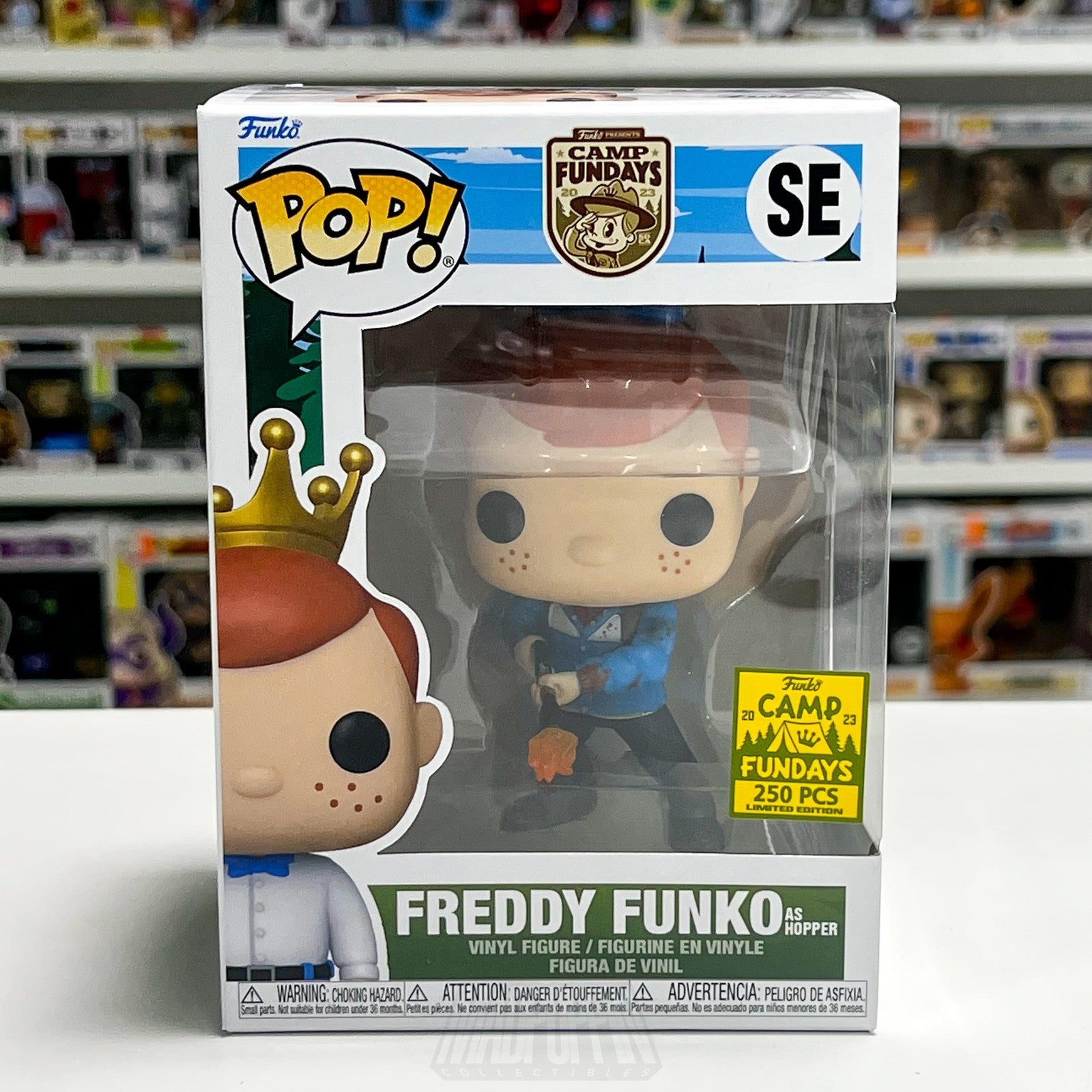 Funko Pop Freddy as Hopper Stranger Things Camp Fundays SE 250 PCS Limited SciFi