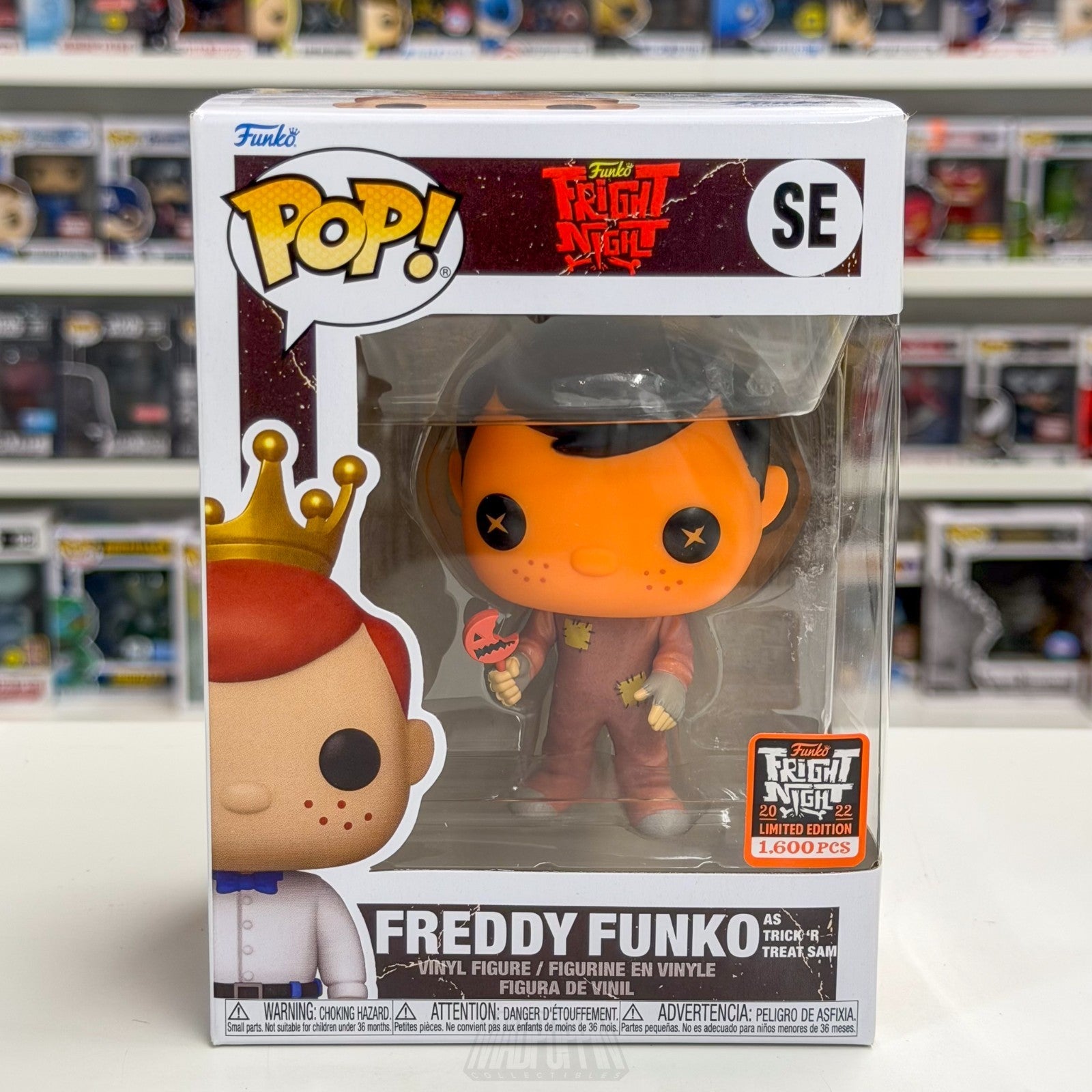 Funko Pop Fright Night Freddy as Trick 'R Treat Sam NYCC SE LE 1600 PCS Figure0