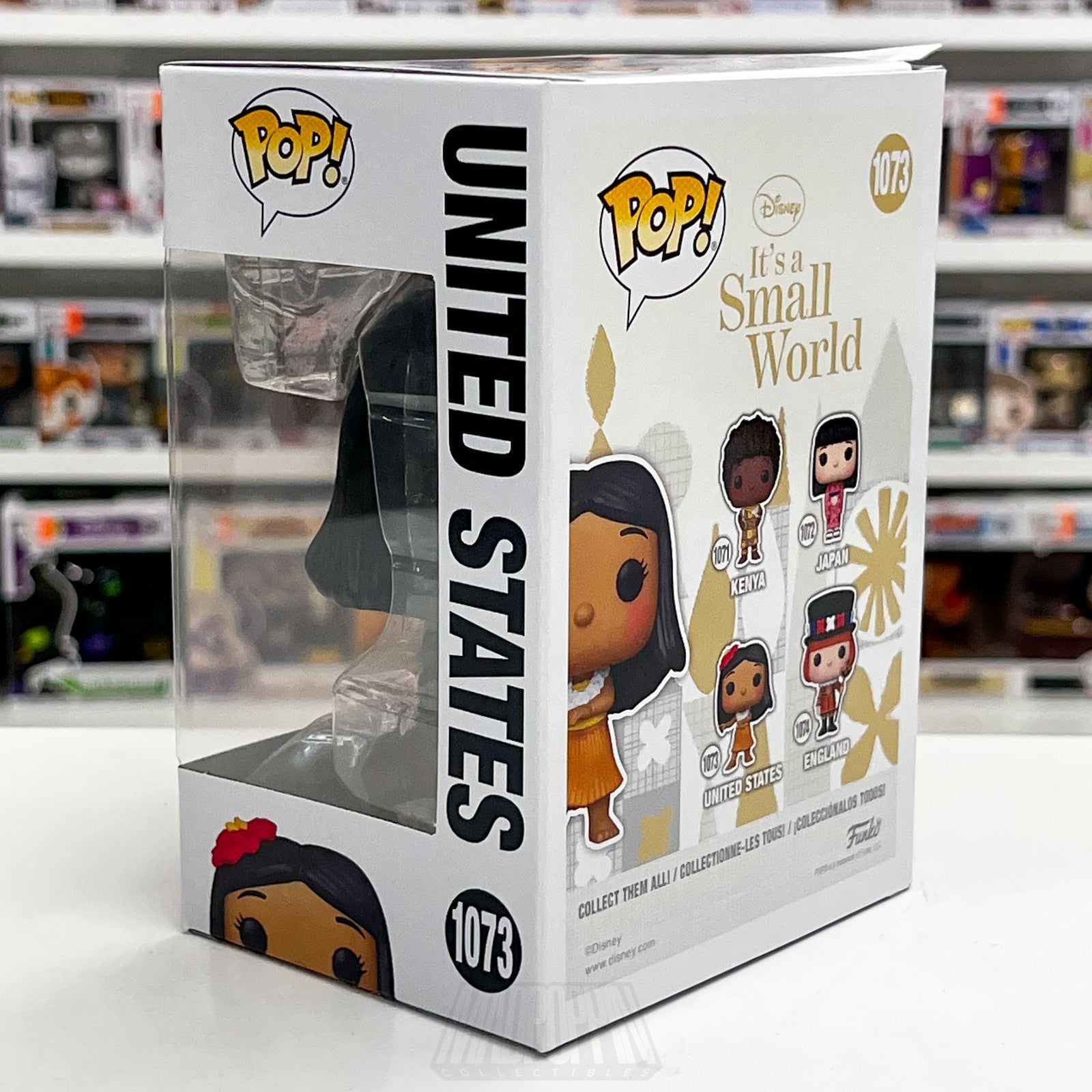 Funko Pop Disney It's A Small World United States 1073 Fantasyland Ride Hawaii2