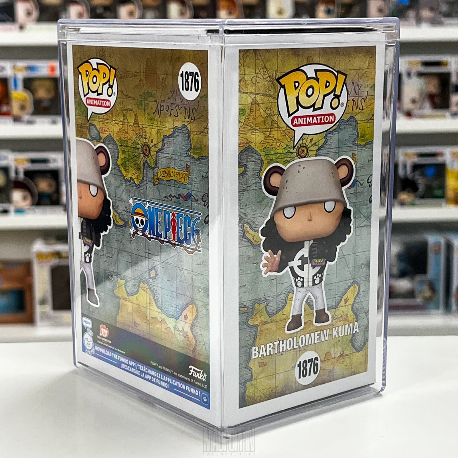 Funko Pop Anime One Piece Bartholomew Kuma WonderCon 2025 Official Sticker 1876