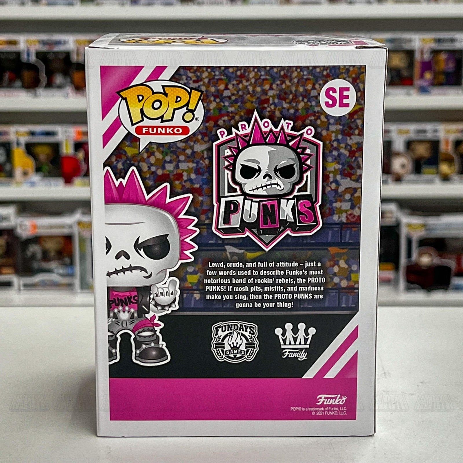 Funko Pop Proto Punk SE Vinyl Figure Limited Edition 5000 PCS Fundays Mohawk