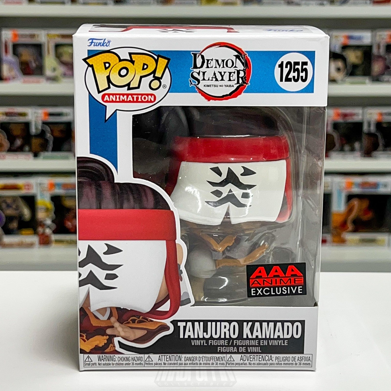 Funko Pop Animation Demon Slayer Tanjuro Kamado #1255 AAA Anime Exclusive Vinyl