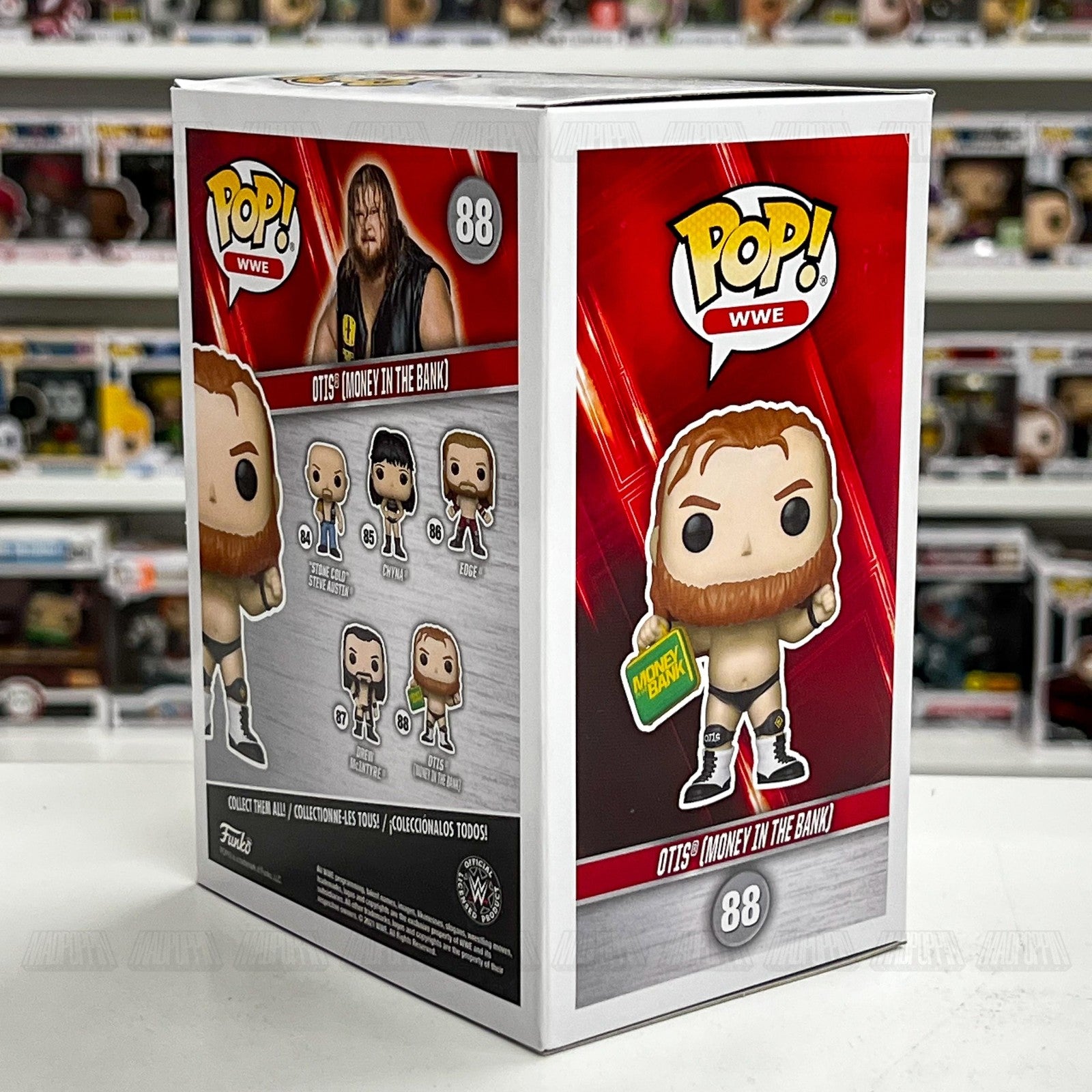 Funko Pop WWE Otis Money in the Bank #88 Vinyl Figure Wrestling Collector MIB