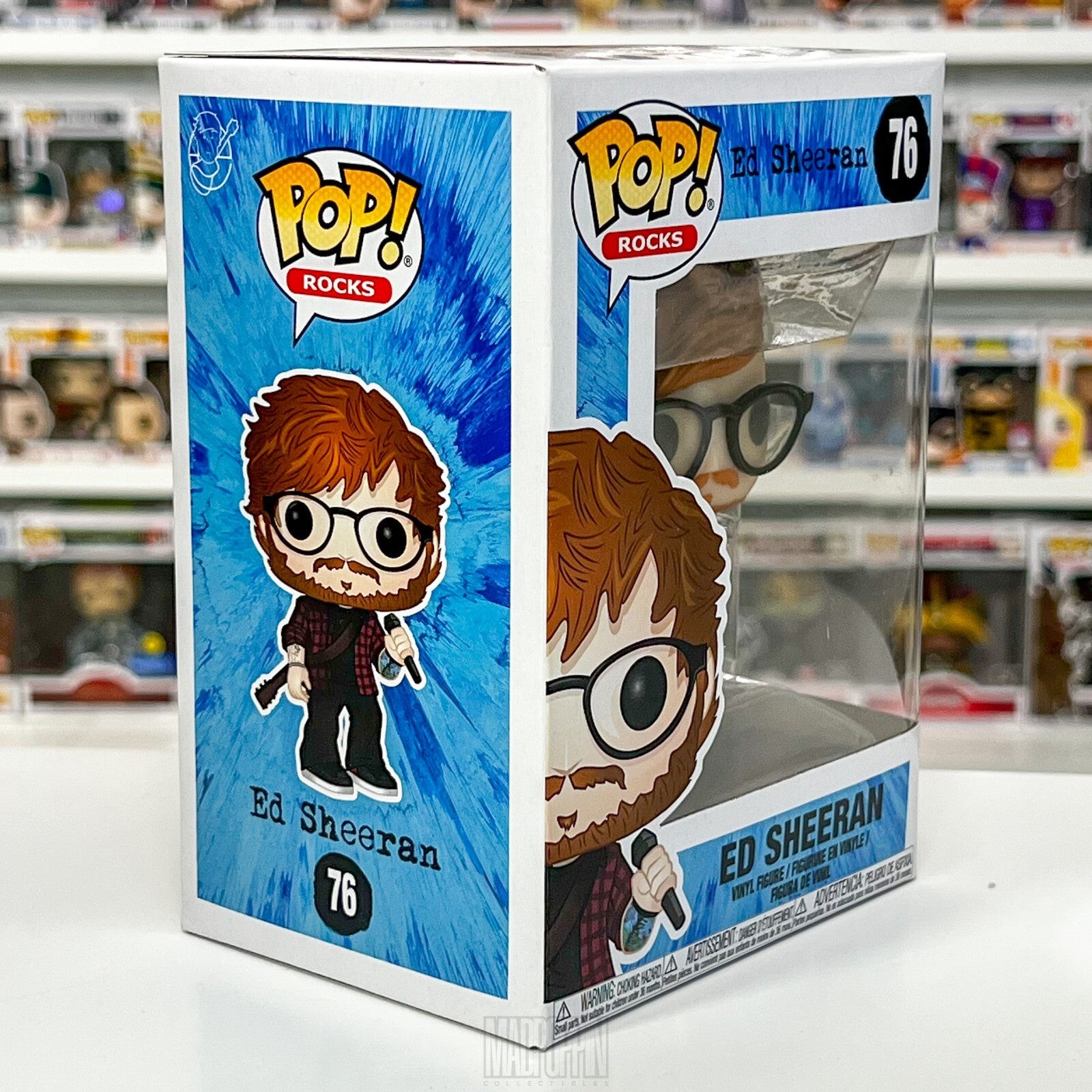 Funko Pop Rocks Ed Sheeran Vaulted English Singer Songwriter Musician 76
