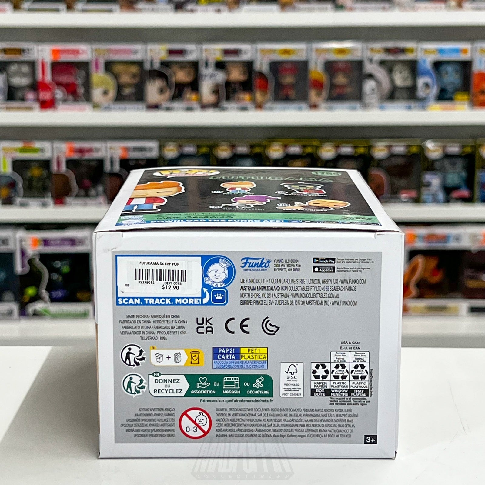 Funko Pop Animation Futurama Philip J Fry 1755 Sci-Fi TV Show Vinyl Figure Toy7