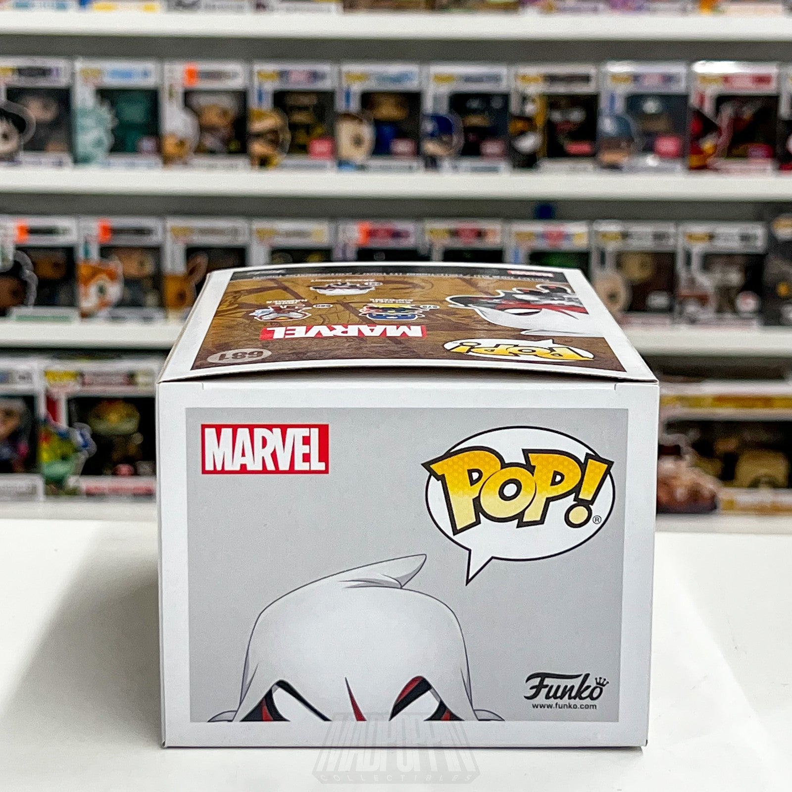 Funko Pop Marvel Infinity Warps ArachKnight Glow Walgreens 681 Toy Vinyl Figure7