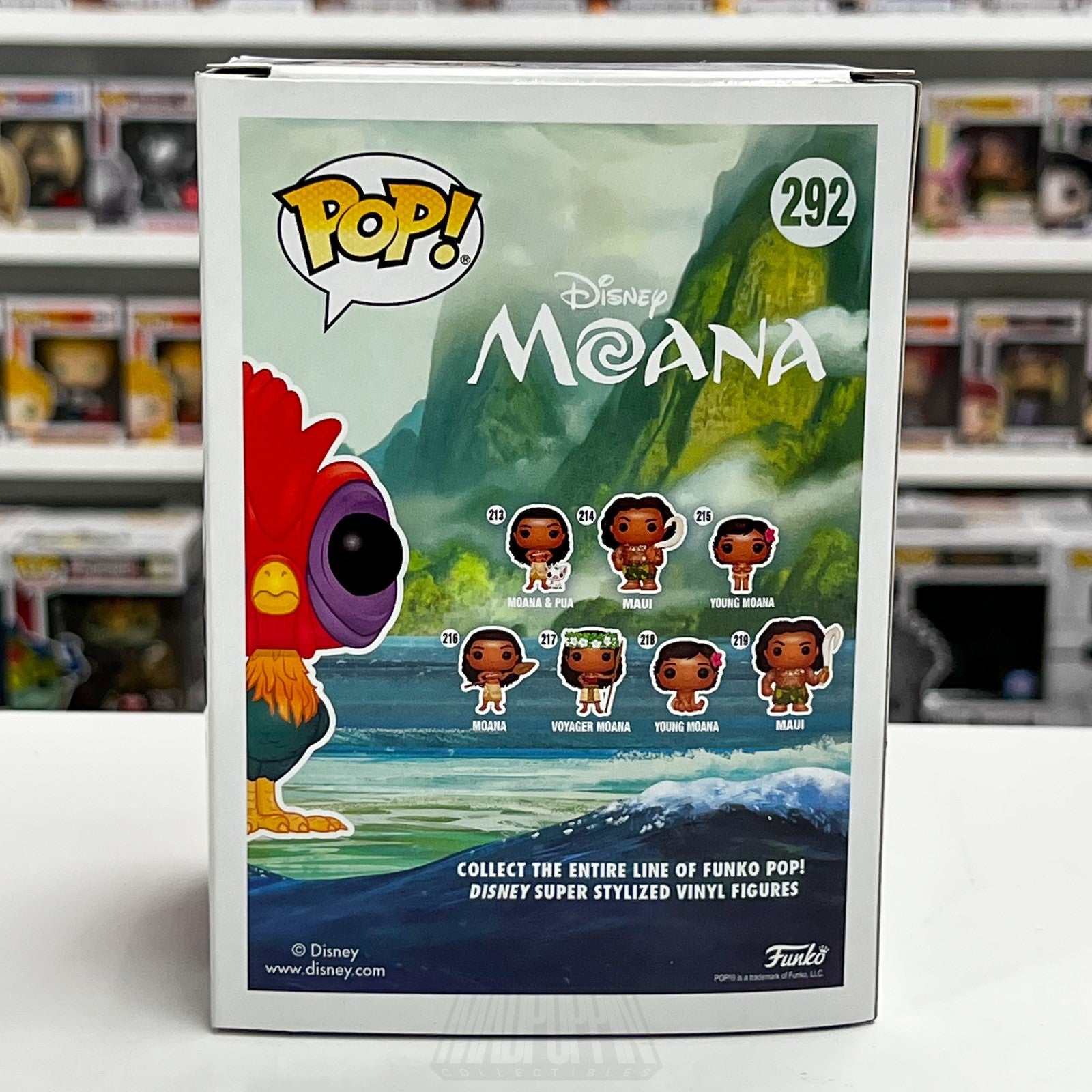 Funko Pop Disney Moana Hei Hei SDCC Summer Con 292 Rooster Toy Vinyl Figure3
