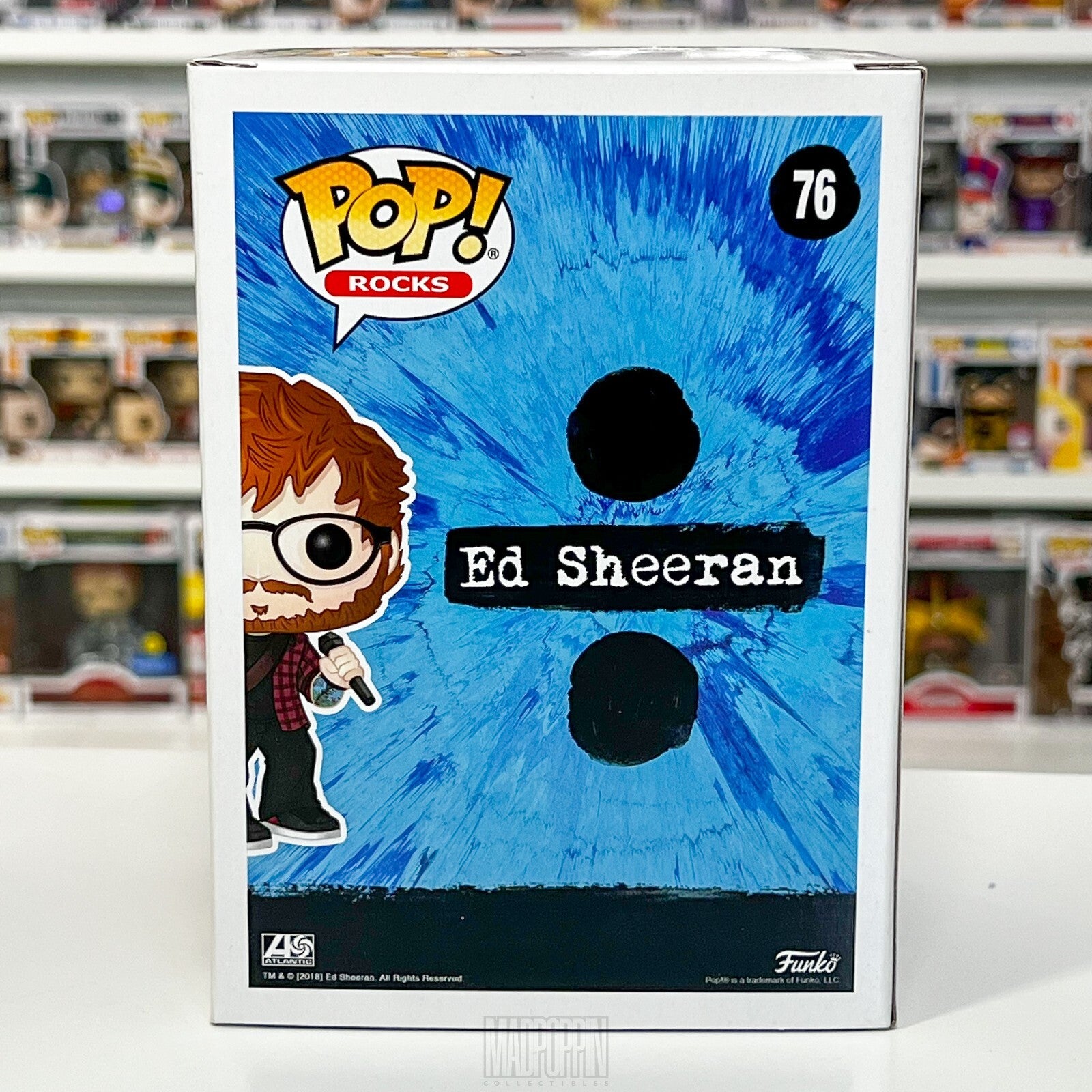 Funko Pop Rocks Ed Sheeran Vaulted English Singer Songwriter Musician 76