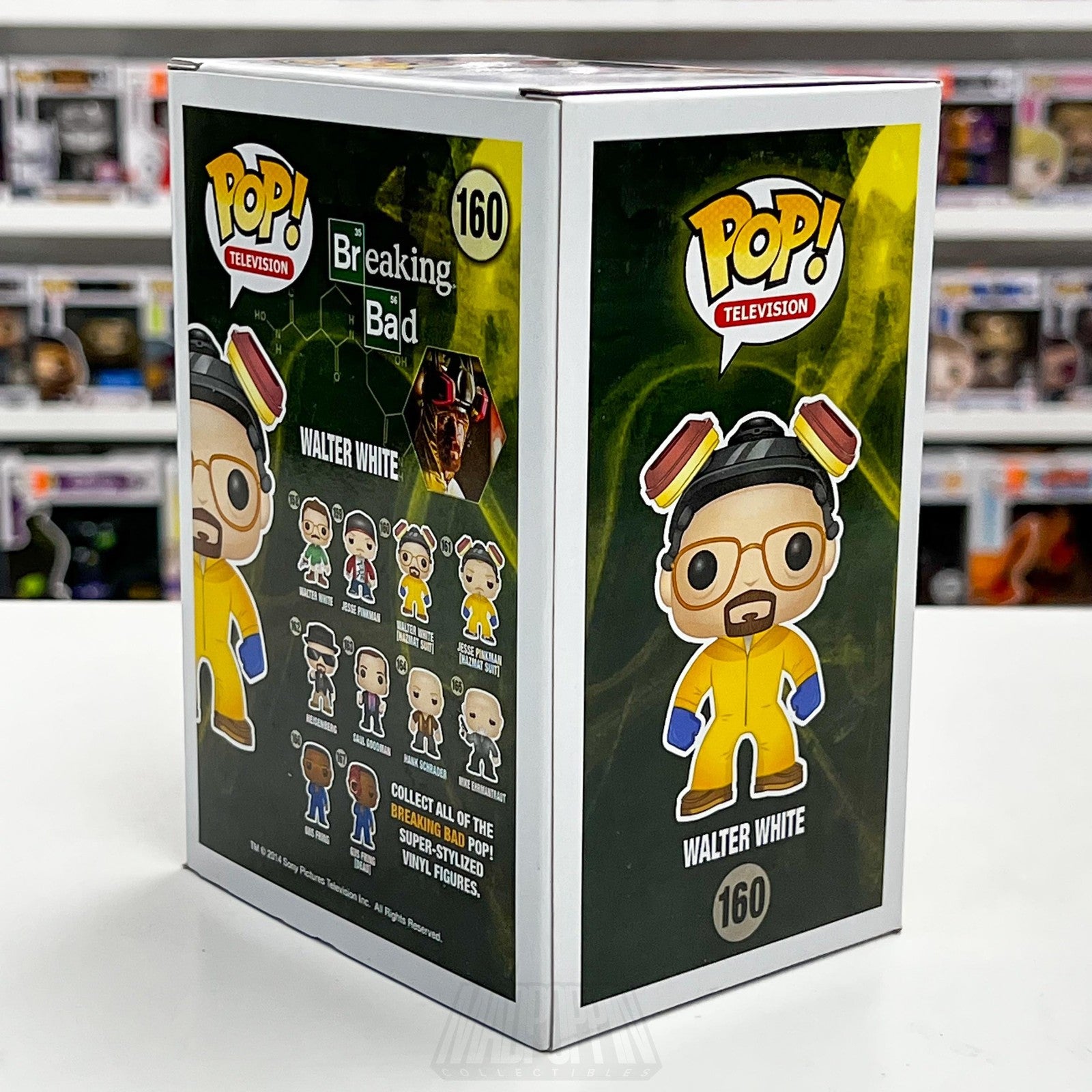 Funko Pop Television Breaking Bad Walter White Hazmat Suit 160 Vinyl Figure AMC4