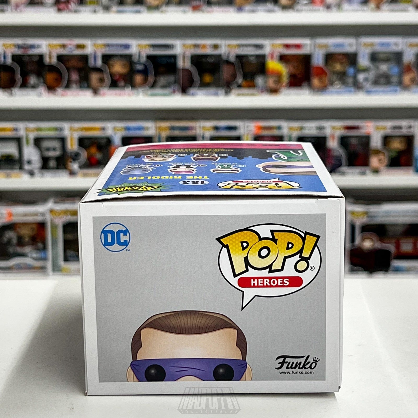 Funko Pop Heroes The Riddler 183 Batman Classic TV Series Vinyl Figure New Boxed