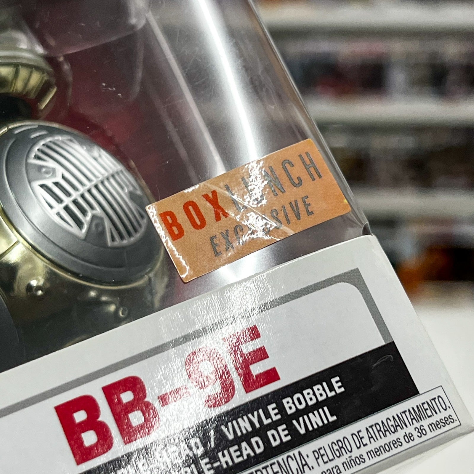 Funko Pop Star Wars BB-9E Chrome BoxLunch 202 Astromech Droid Toy Vinyl Figure8