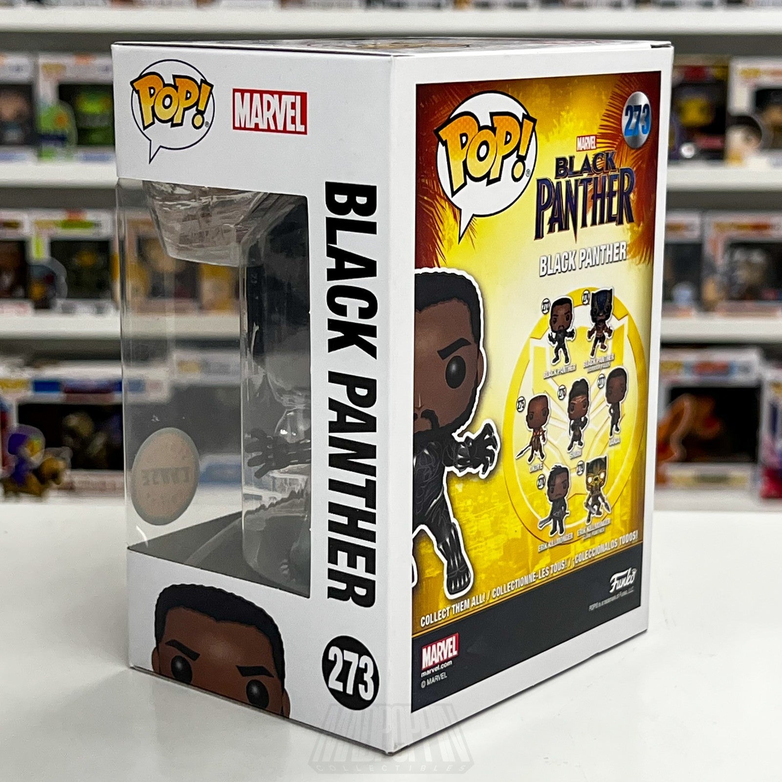 Funko Pop Marvel Black Panther Masked Chase 273  T'Challa MCU Toy Vinyl Figure2