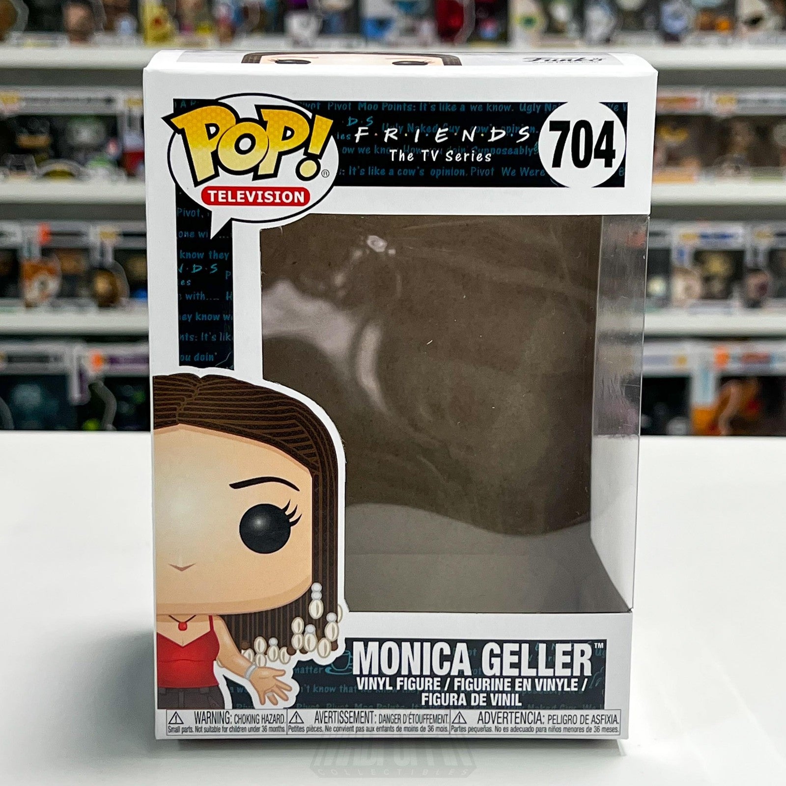 Funko Pop Television Friends Monica Geller 704 BOX ONLY NO FIGURE NO INSERT Mint