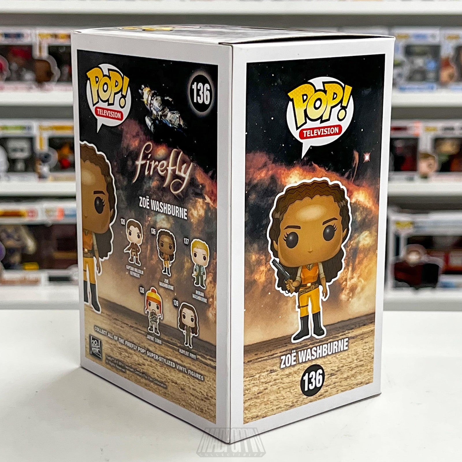 Funko Pop Television Firefly Zoë Washburne 136 Vinyl Figure New Collectible