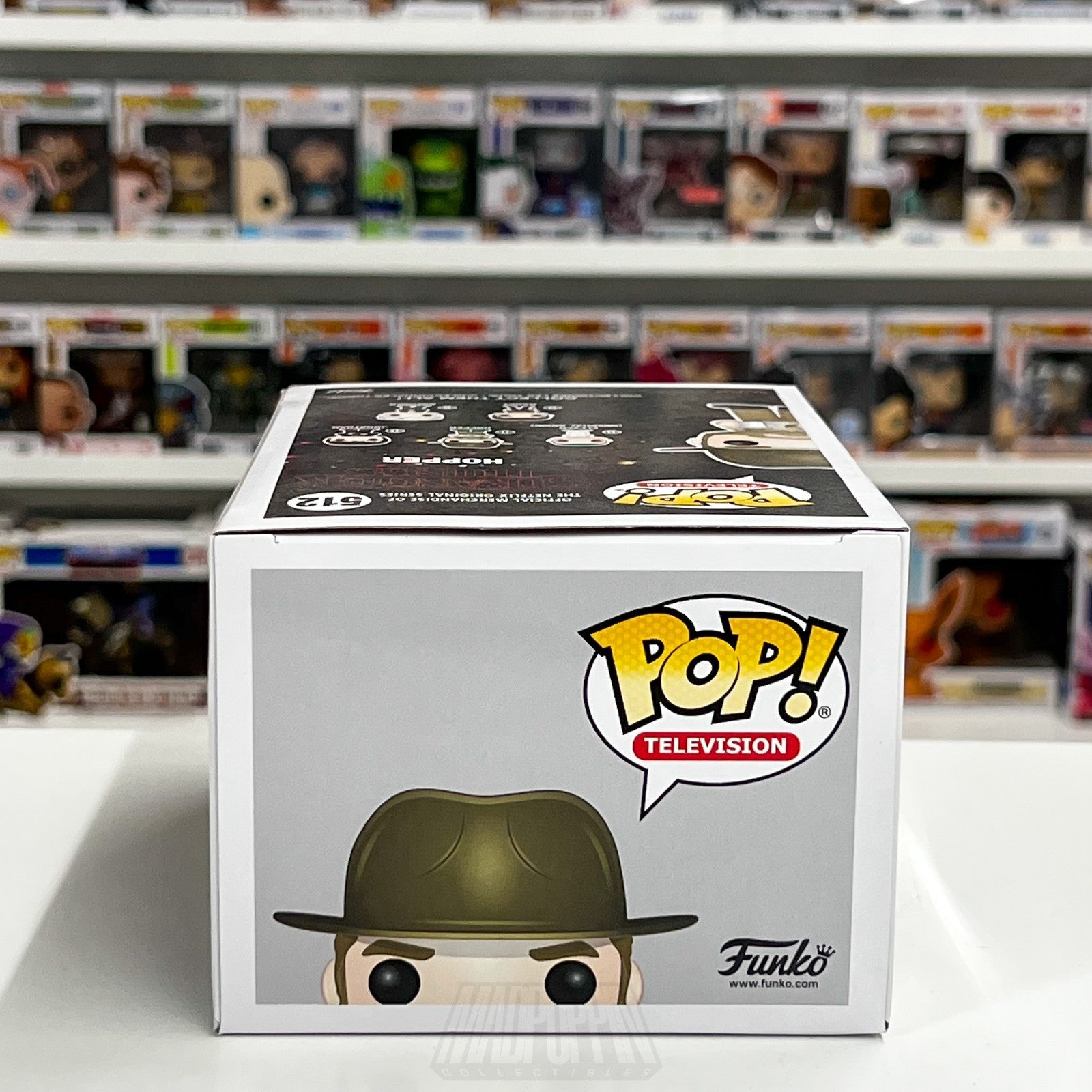 Funko Pop Television Stranger Things Hopper w/Donut Chase 512  Toy Vinyl Figure6