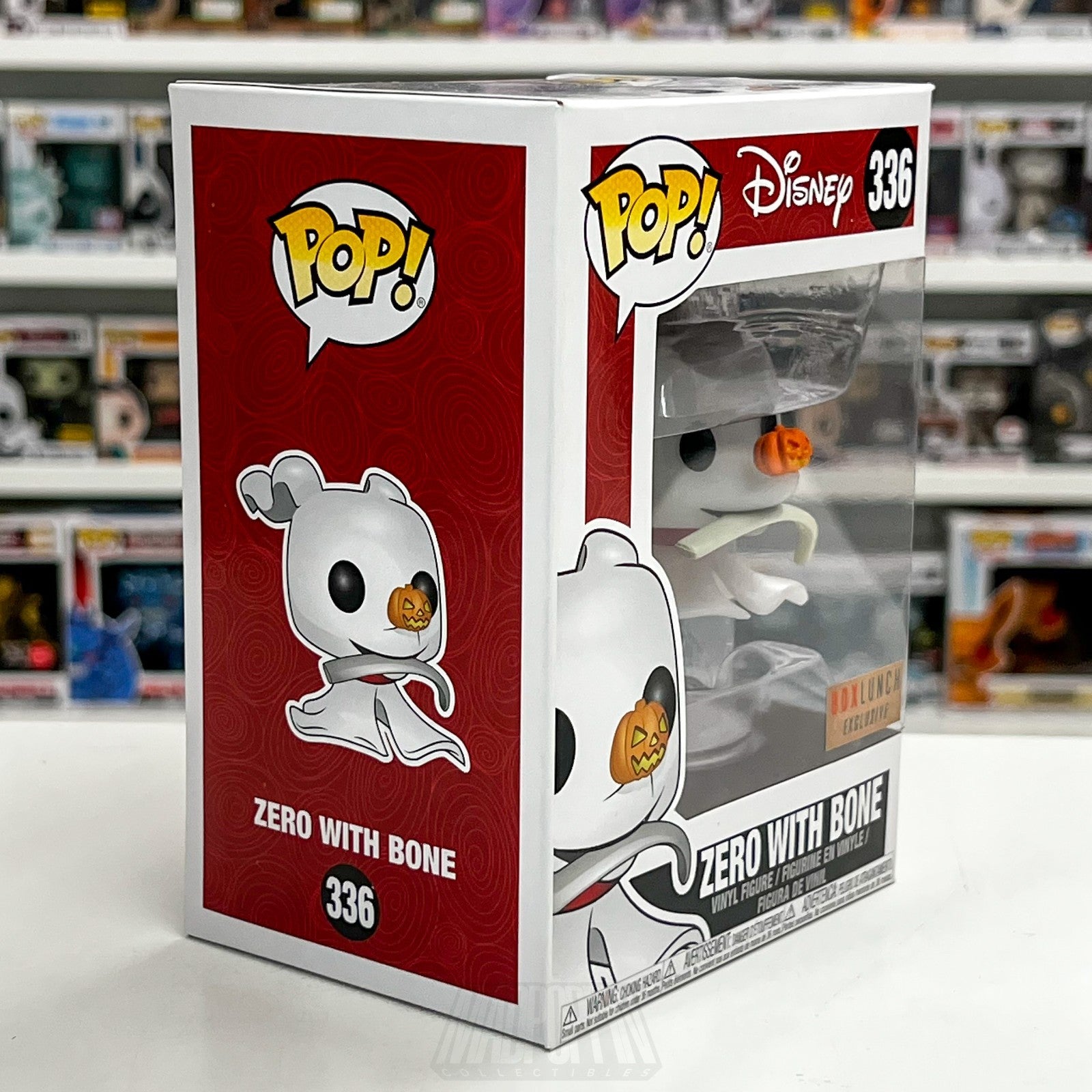Funko Pop Disney Nightmare Before Christmas Zero Bone Boxlunch 336 Vinyl Figure5