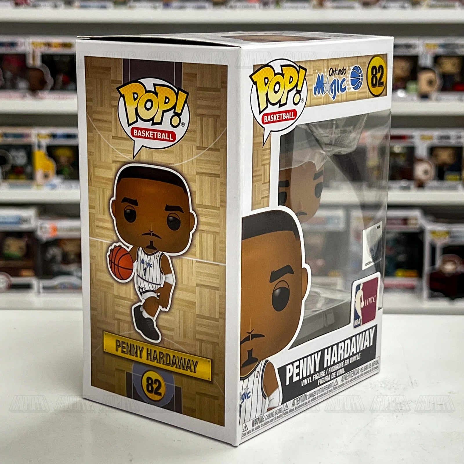 Funko Pop NBA Penny Hardaway 82 Orlando Magic Hardwood Classics Vinyl Figure New
