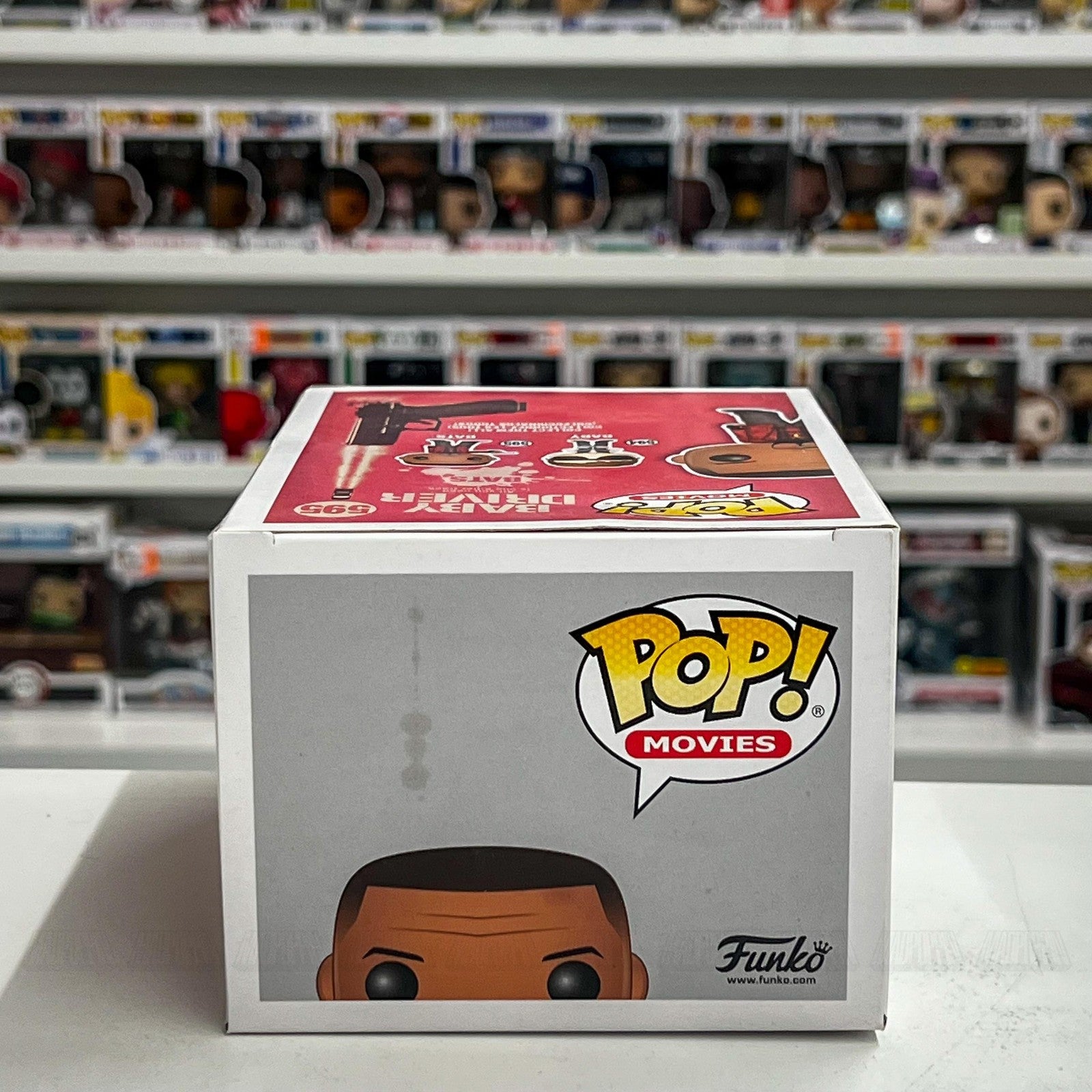 Funko Pop Movies Baby Driver Bats #595 Vinyl Figure Collectible New In Box NIB