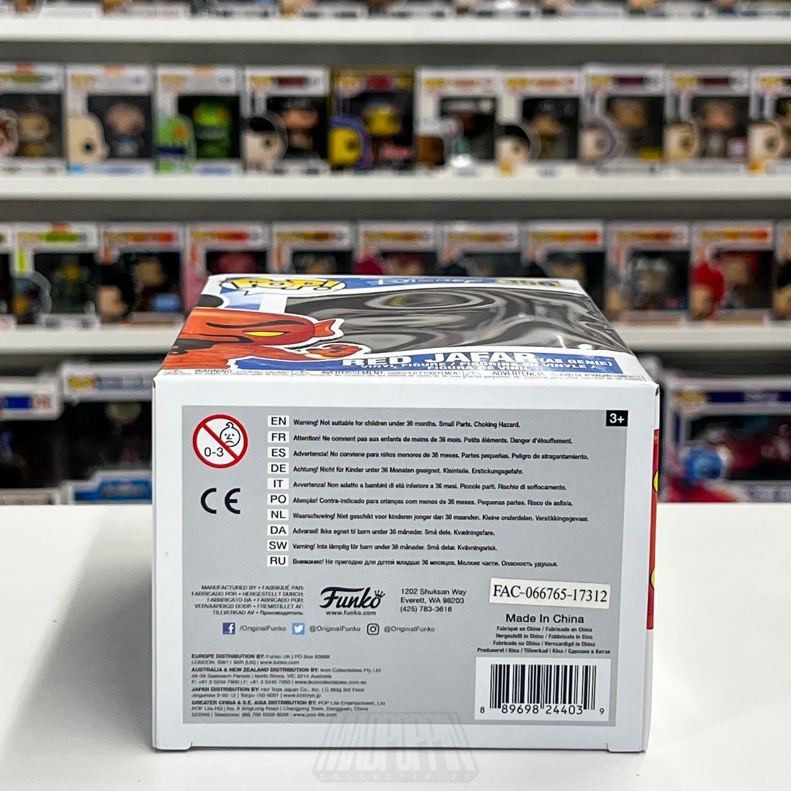 Funko Pop Disney Aladdin Red Jafar as Genie 356 Sultan Villian Toy Vinyl Figure7