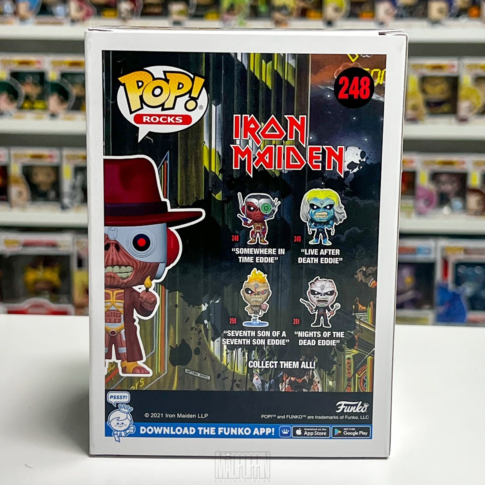 Funko Pop Rocks Iron Maiden Stranger Strange Land Eddie Chase Heavy Metal 248