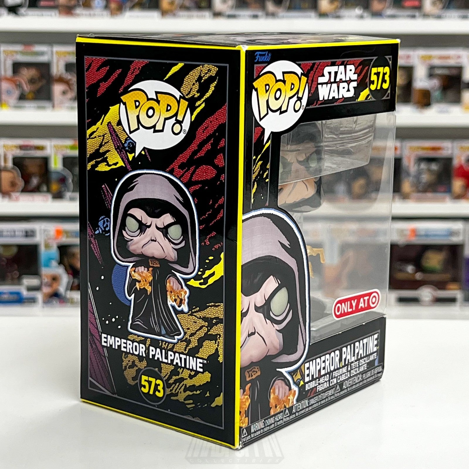 Funko Pop Star Wars Emperor Palpatine Retro Target 573 Sith Lord Vinyl Figure5