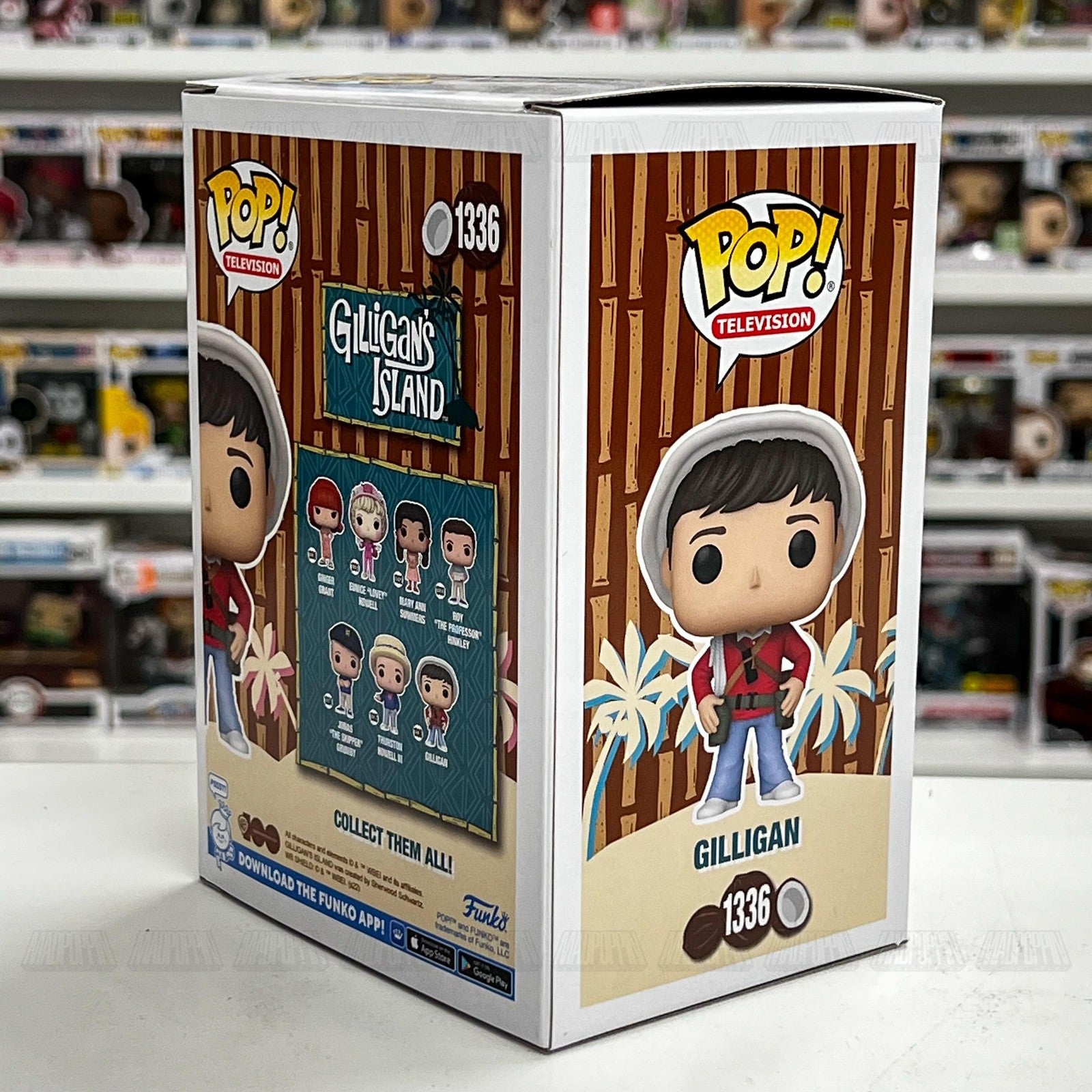 Funko Pop Gilligan's Island Gilligan 1336 Vinyl Figure WB100 Exclusive New TV