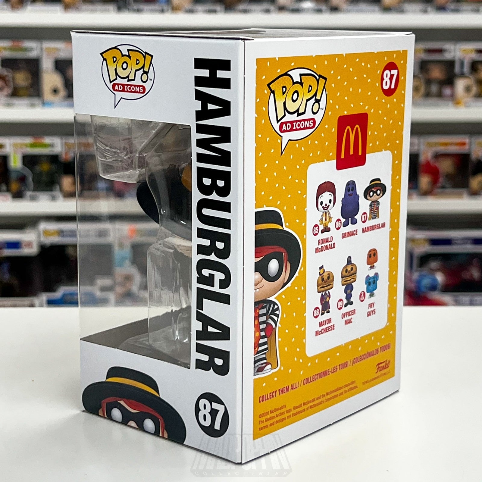 Funko Pop Ad Icons McDonalds Hamburglar 87 Mascot Fast Food Toy Vinyl Figure2