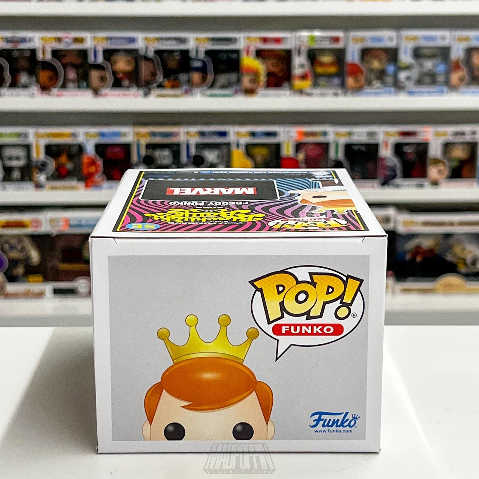 Freddy Funko as Loki Blacklight Battle 2022 Marvel Pop Limited 1500 PCS