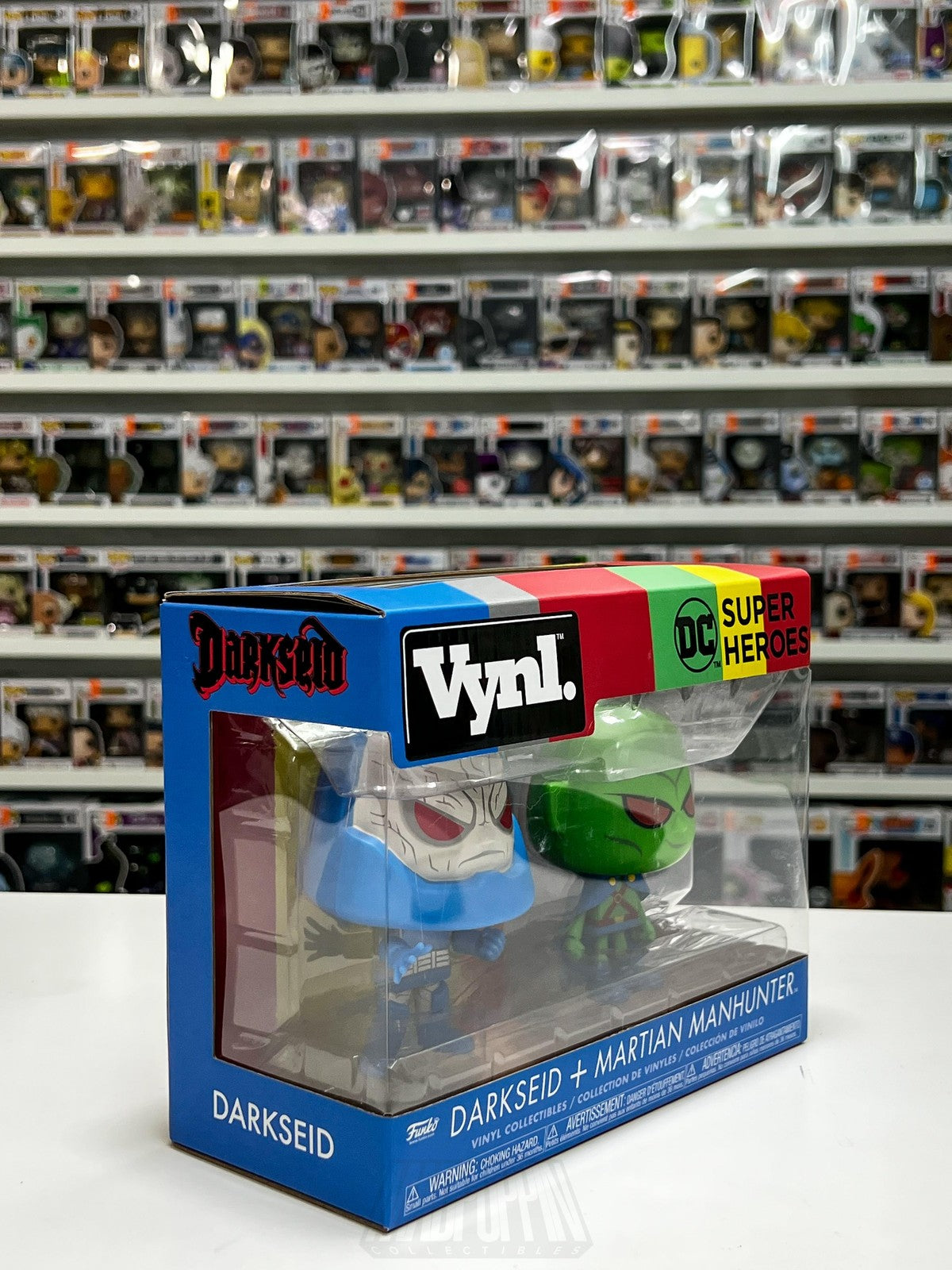 Funko Vynl DC Super Heroes Darkseid + Martian Manhunter Vinyl Figures 2-Pack NIB