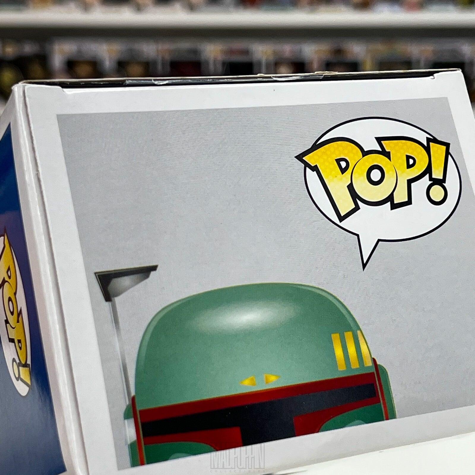Funko Pop Star Wars Boba Fett Blue Box 1st Release Large Font Vaulted 08