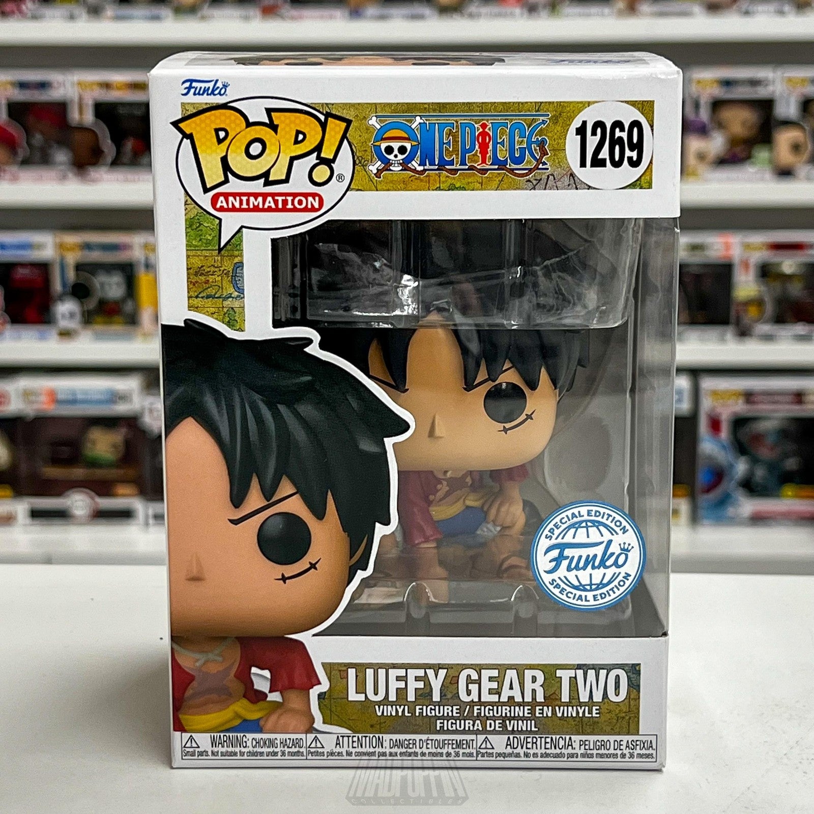 Funko Pop Animation One Piece Luffy Gear Two #1269 Special Edition Vinyl Figure