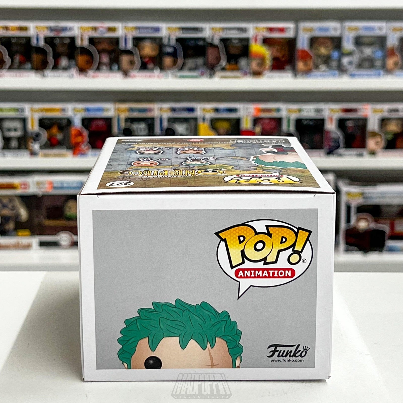 Funko Pop Animation Roronoa Zoro One Piece Figure #327 Vinyl Collectible NIB