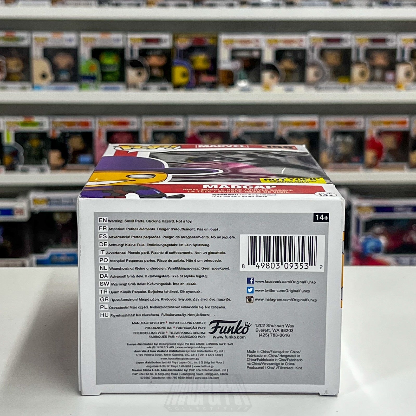 Funko Pop Marvel Madcap Metallic Chase Hot Topic 158 Deadpool Toy Vinyl Figure7