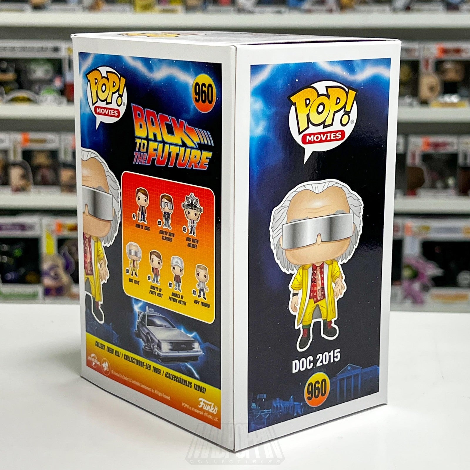 Funko Pop! Movies Back to the Future Doc Brown 2015 #960 Vinyl Figure New Toy