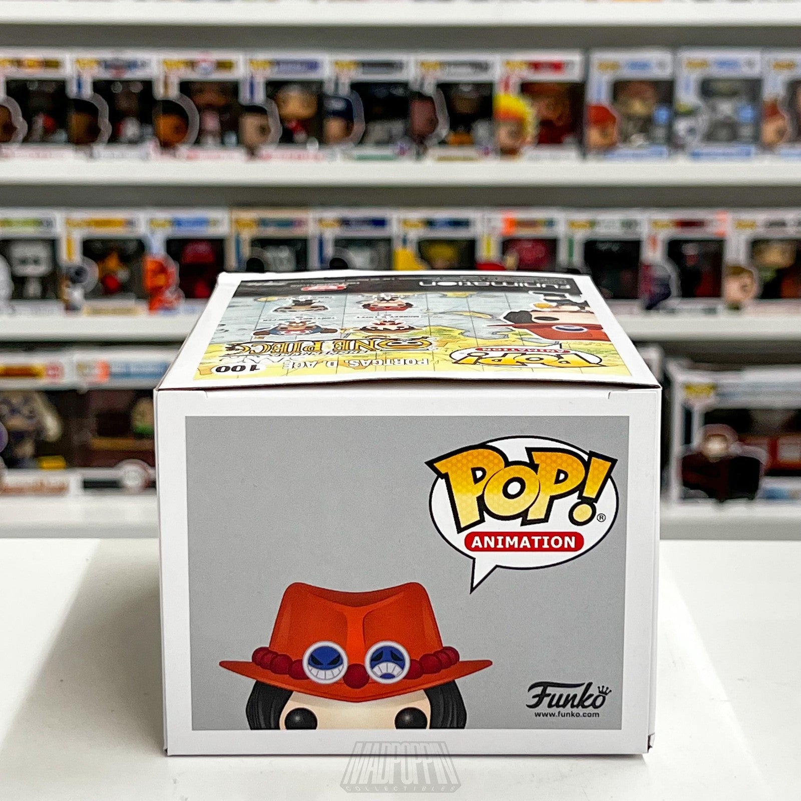 Funko Pop Animation One Piece Portgas D. Ace 100 Anime Figure Collectible Toy