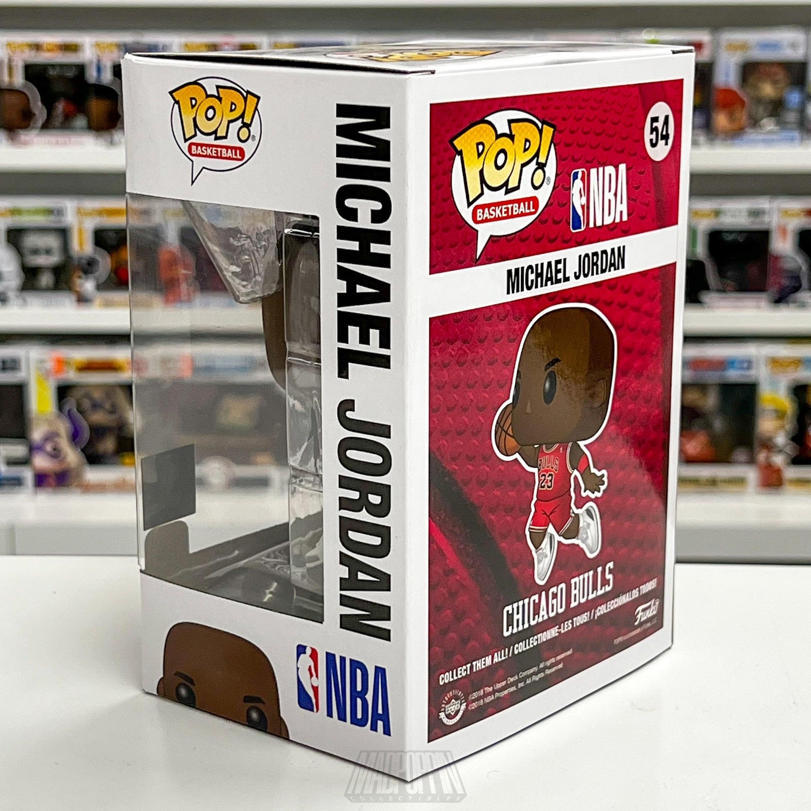 Chicago Bulls Michael Jordan Funko Pop Figure 54 NBA Basketball Vinyl