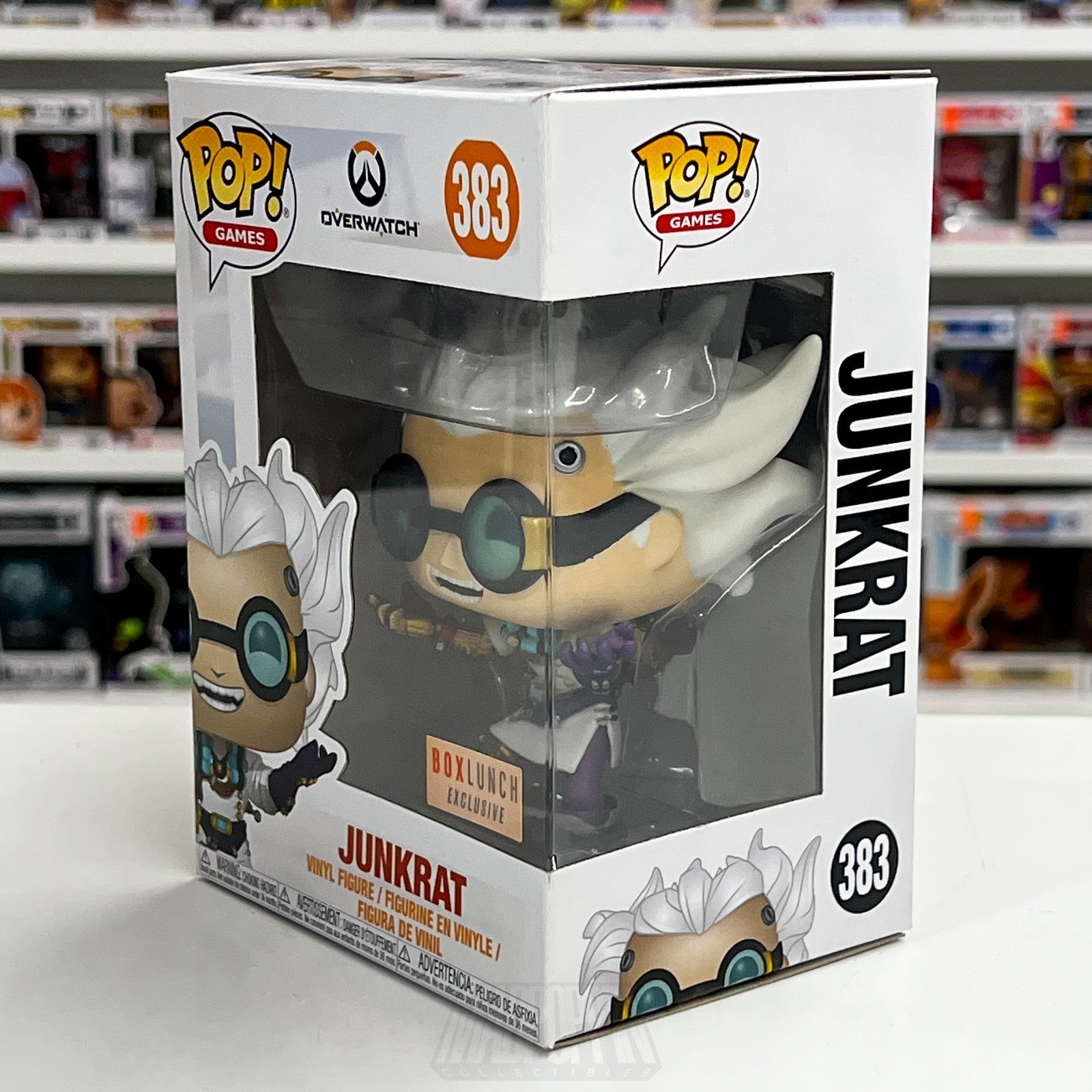 Funko Pop Video Games Overwatch Junkrat Dr Junkenstein 383 Boxlunch Vinyl Figure1