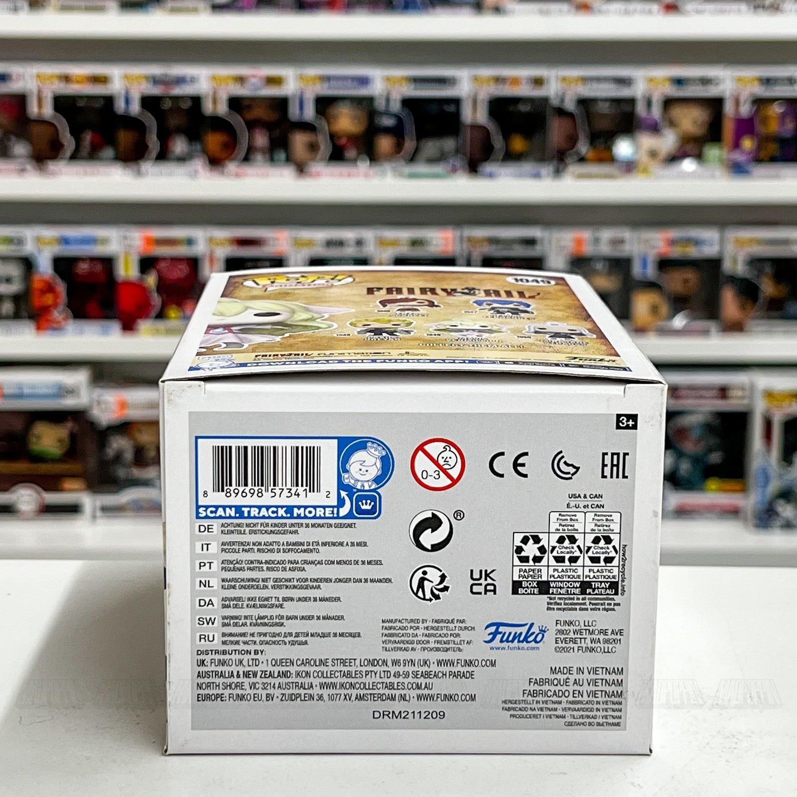 Funko Pop Animation Fairy Tail 1049 Mavis Vermillion Vinyl Figure New In Box