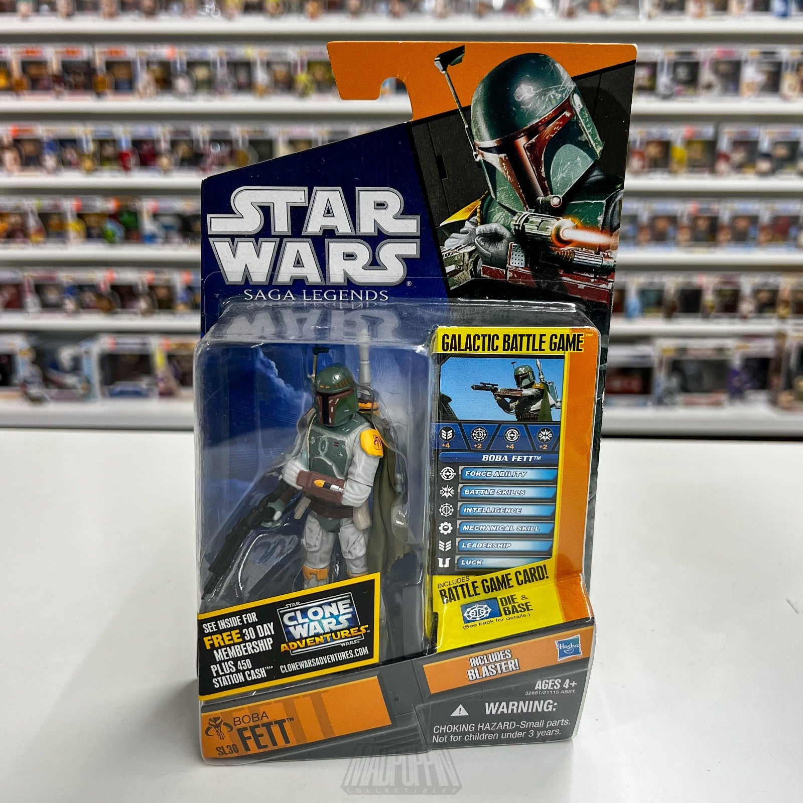 Star Wars Saga Legends Boba Fett SL30 Action Figure 2011 Hasbro Sealed Galactic