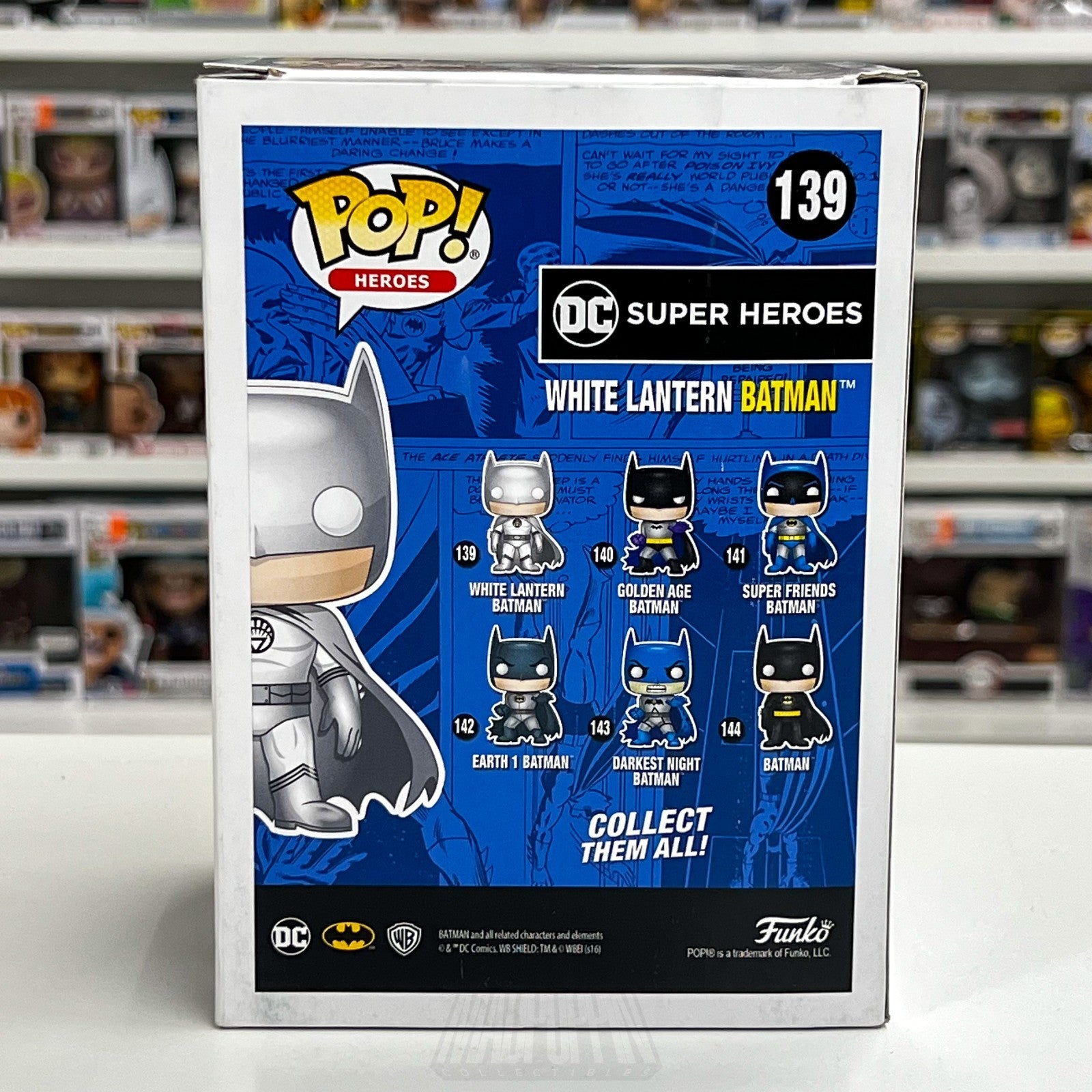 Funko Pop DC Super Heroes White Lantern Batman NYCC New York 139 Vinyl Figure3