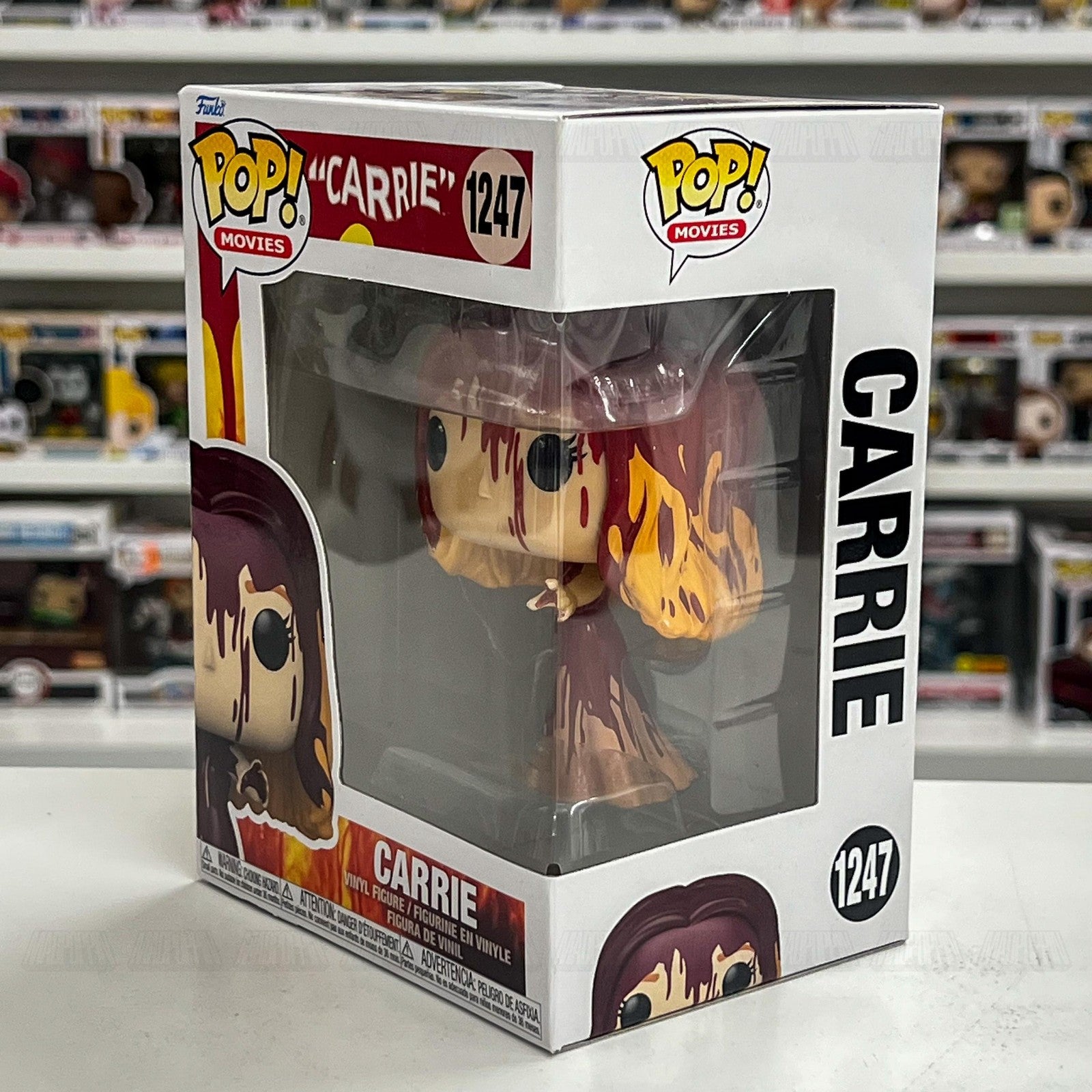 Funko Pop Movies Carrie 1247 Vinyl Figure Horror Stephen King Collectible New