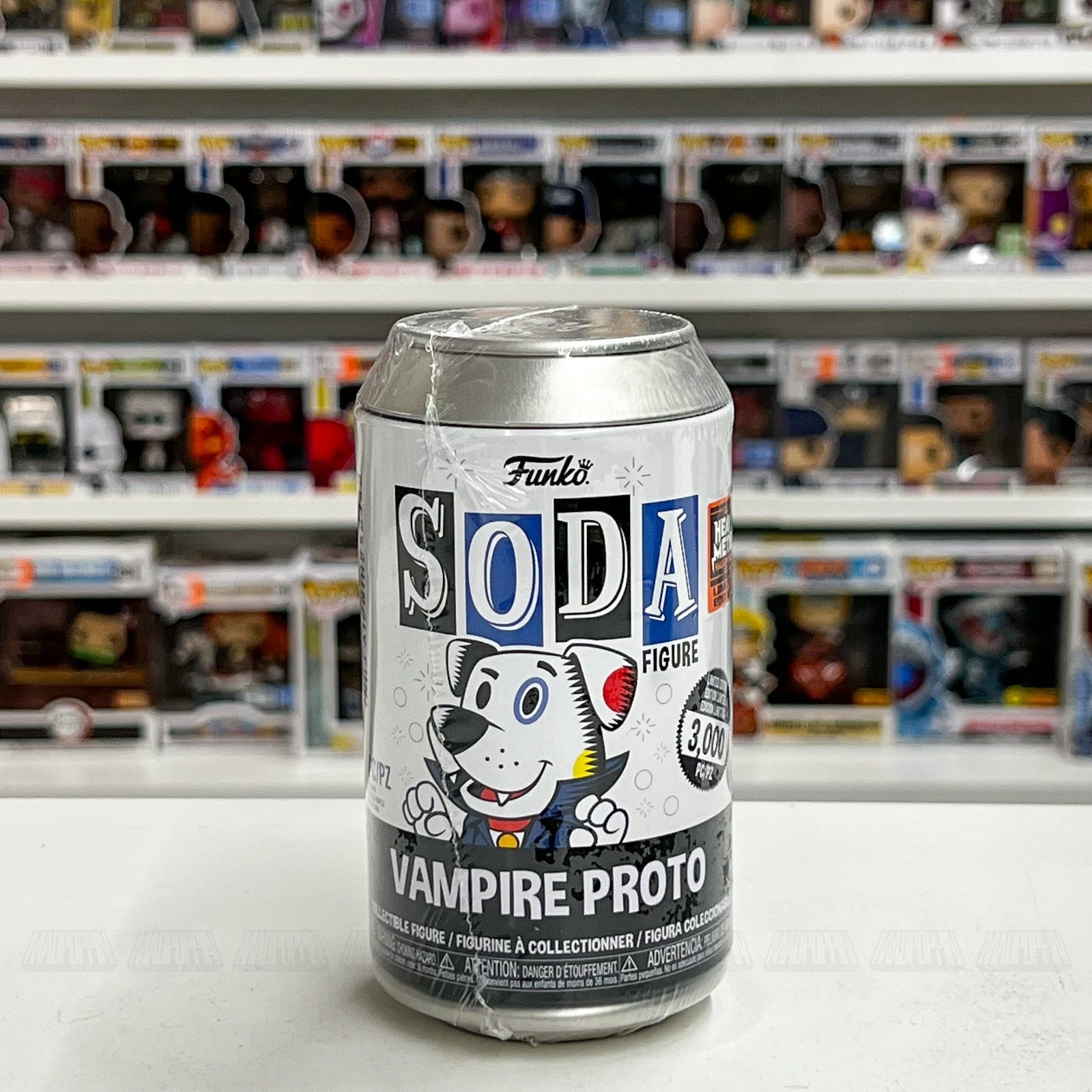 Funko Soda Vampire Proto Retro Dog NYCC Heavy Metal 3000 pcs Limited Sealed NEW