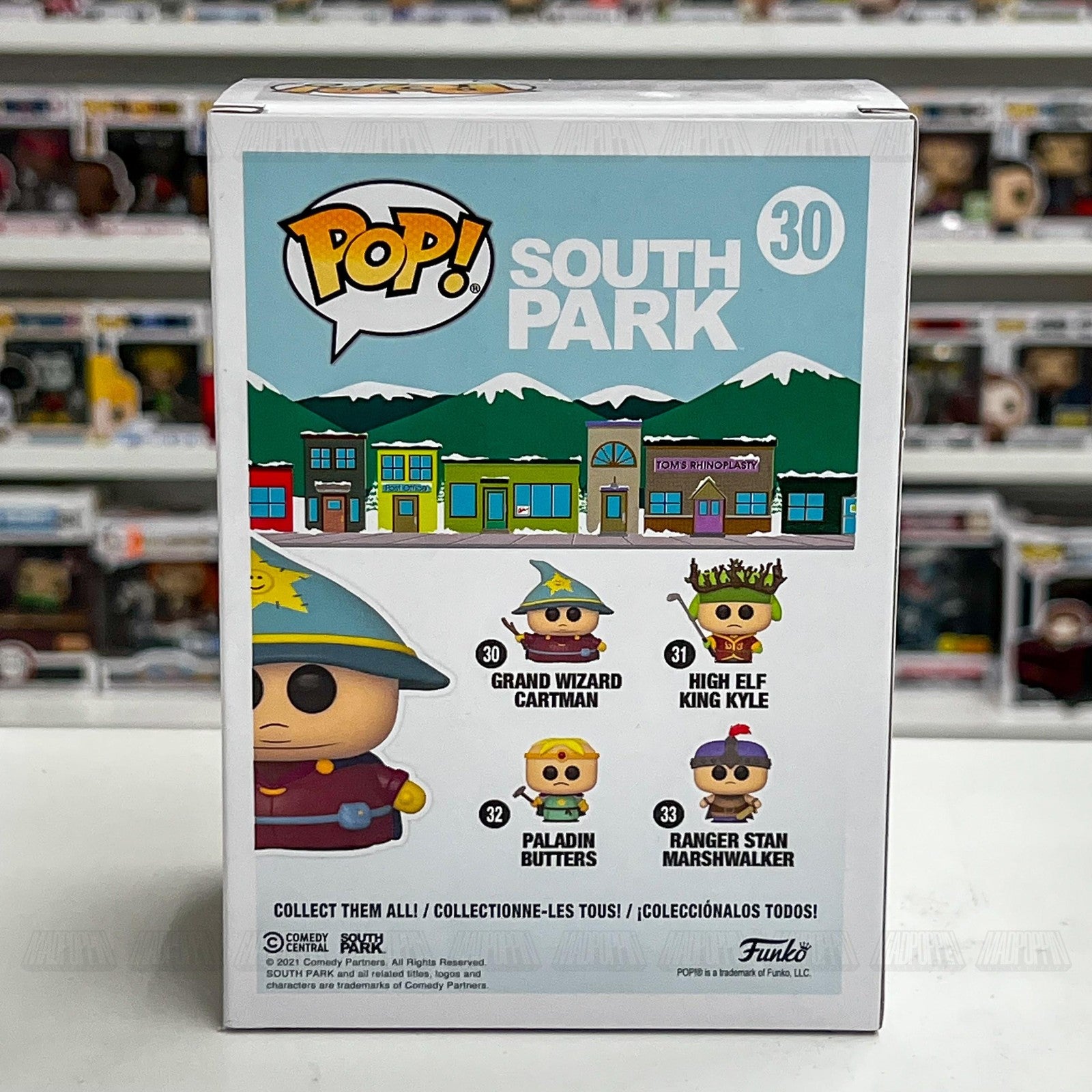 Funko Pop South Park Grand Wizard Cartman Vinyl Figure #30 Standard Box TV