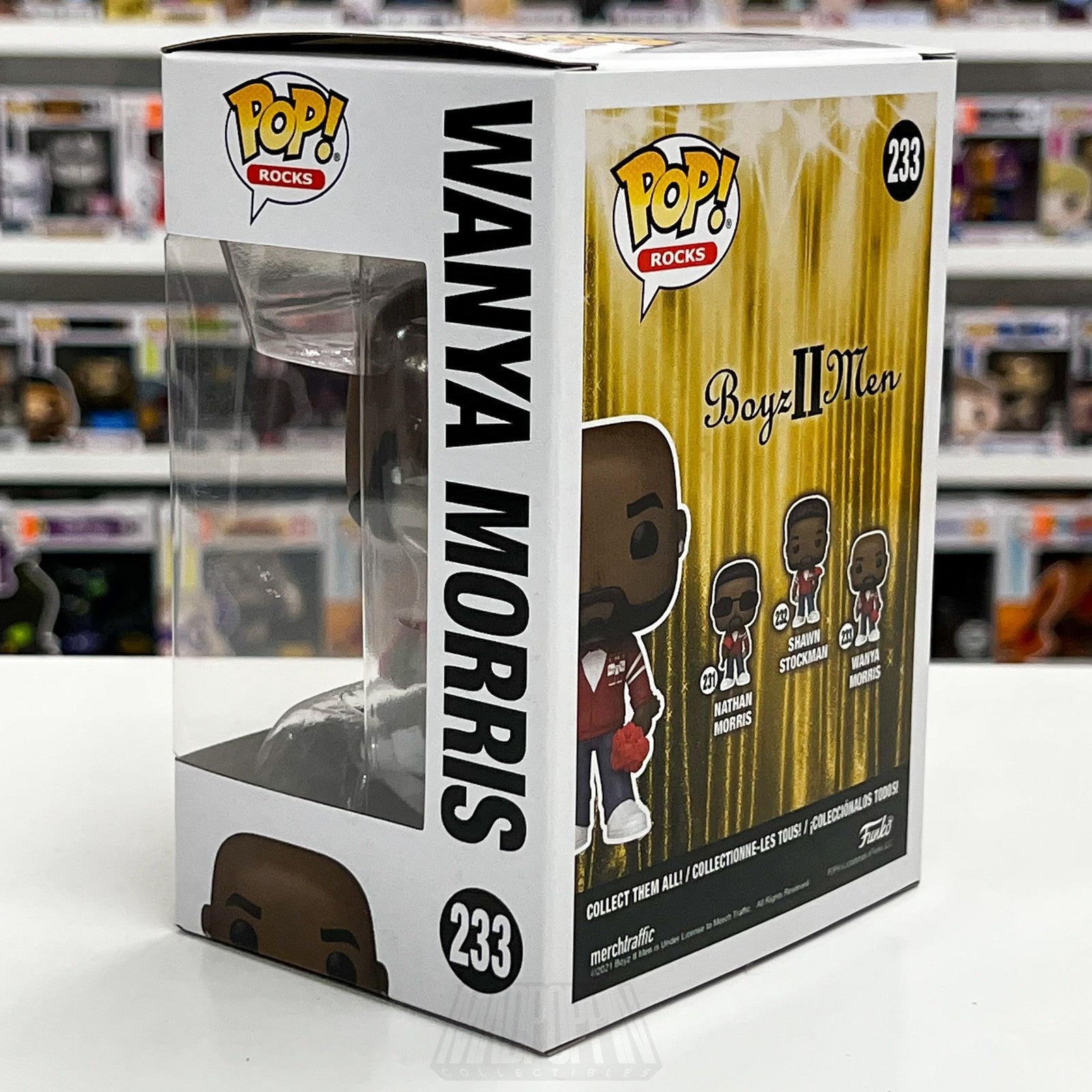 Funko Pop Rocks Boyz II Men Wanya Morris #233 Vinyl Figure Music Collectible2