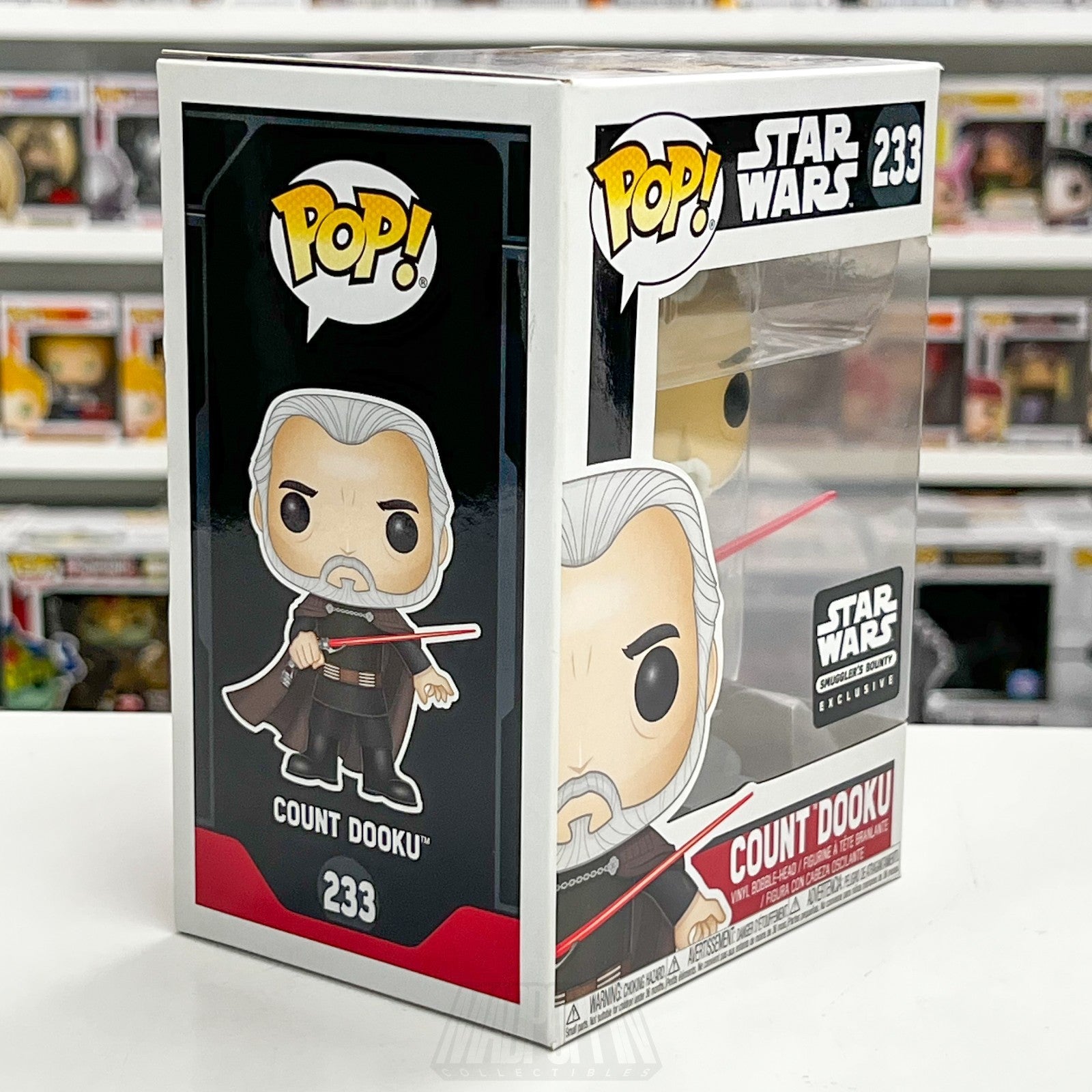 Funko Pop Star Wars Count Dooku Smugglers Bounty 233 Jedi Sith Lord Vinyl Figure5