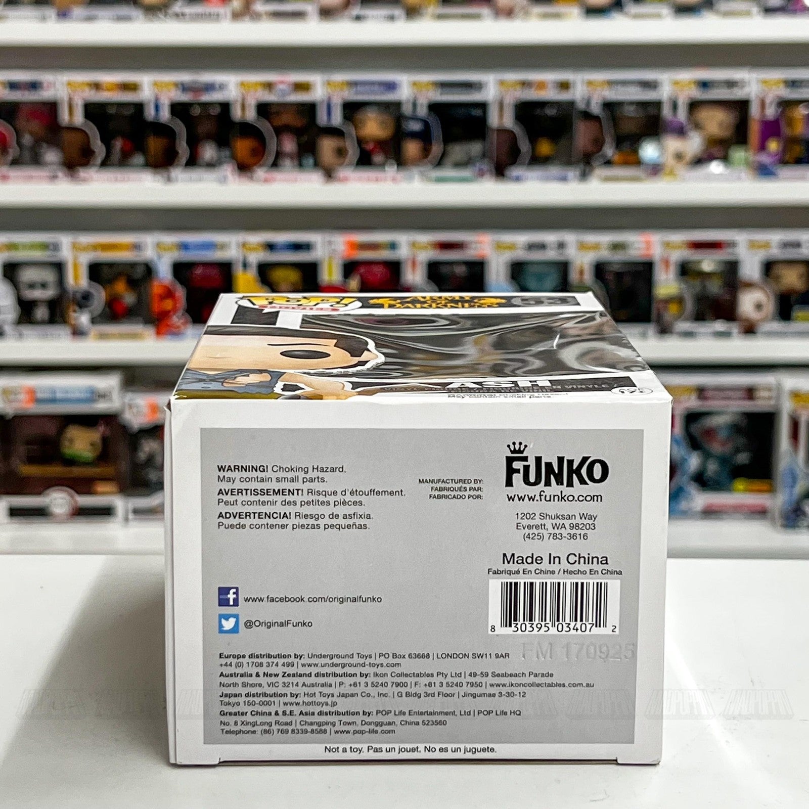 Funko Pop! Movies Army of Darkness Ash #53 Vinyl Figure Box Horror Evil Dead